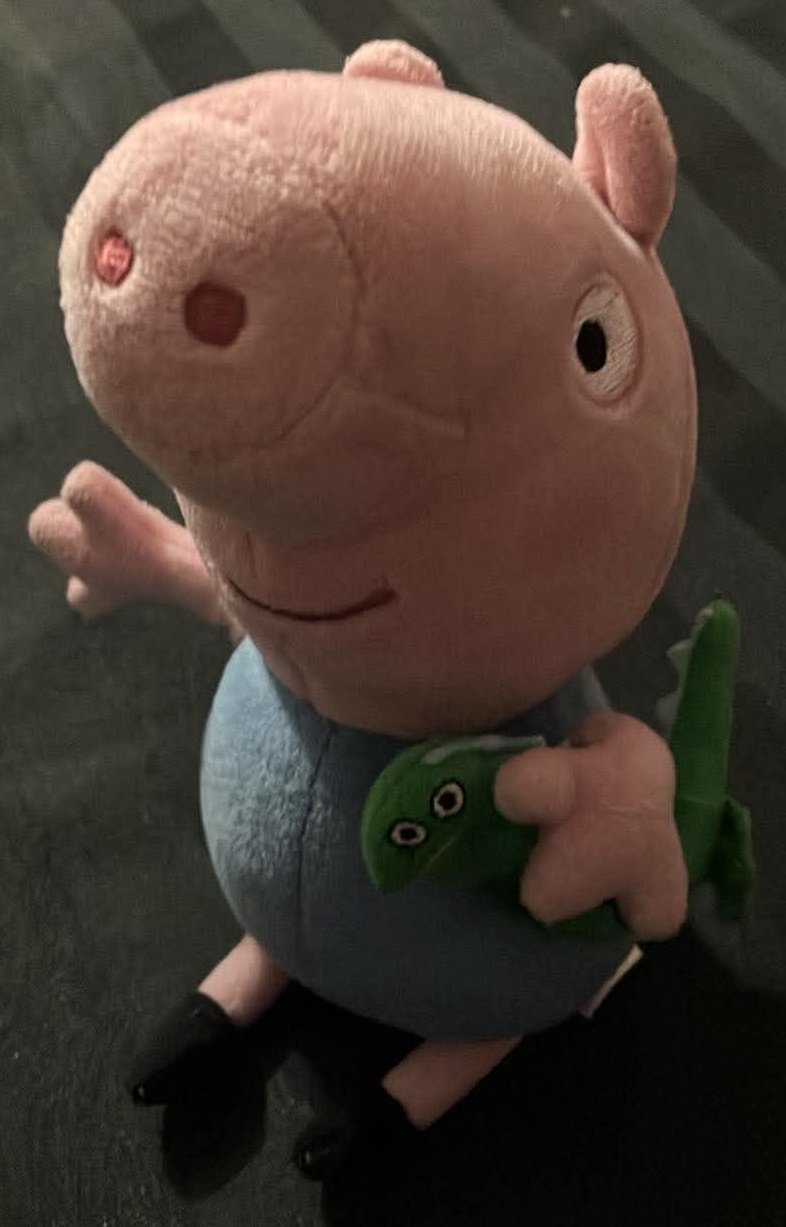 TY Beanie Baby Peppa Pig George Plush - 8 Inches