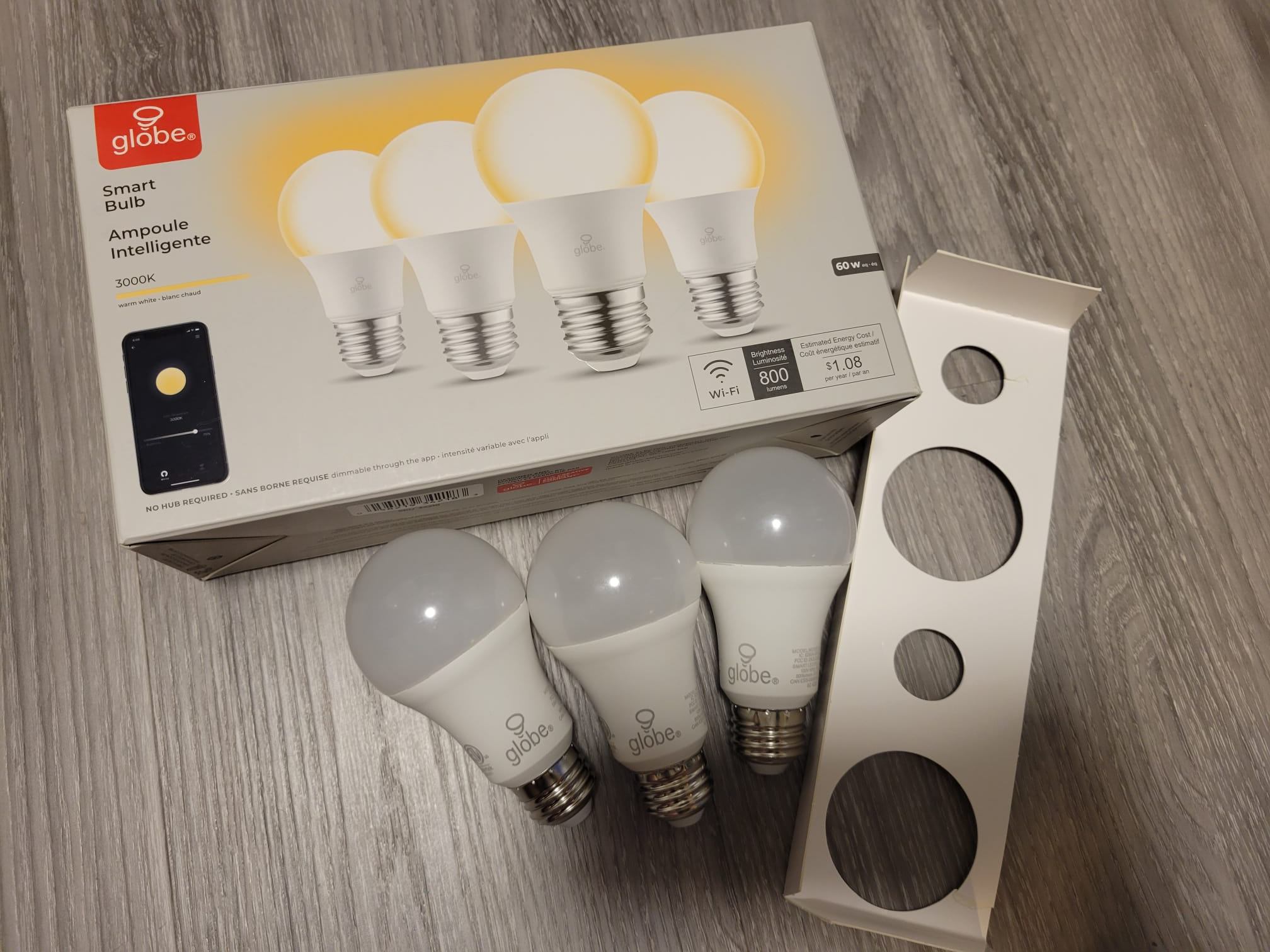 Globe Smart WiFi LED Bulbs – 3 New - photo 2