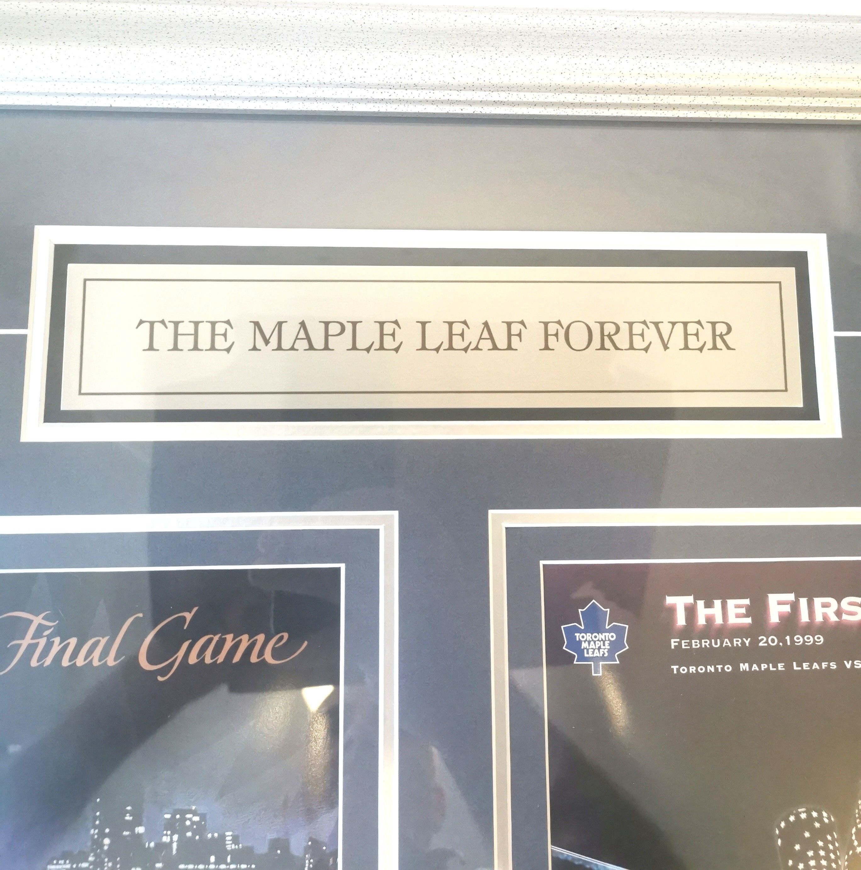 Framed Toronto Maple Leafs Limited Edition 1999 Arena Transition - photo 5