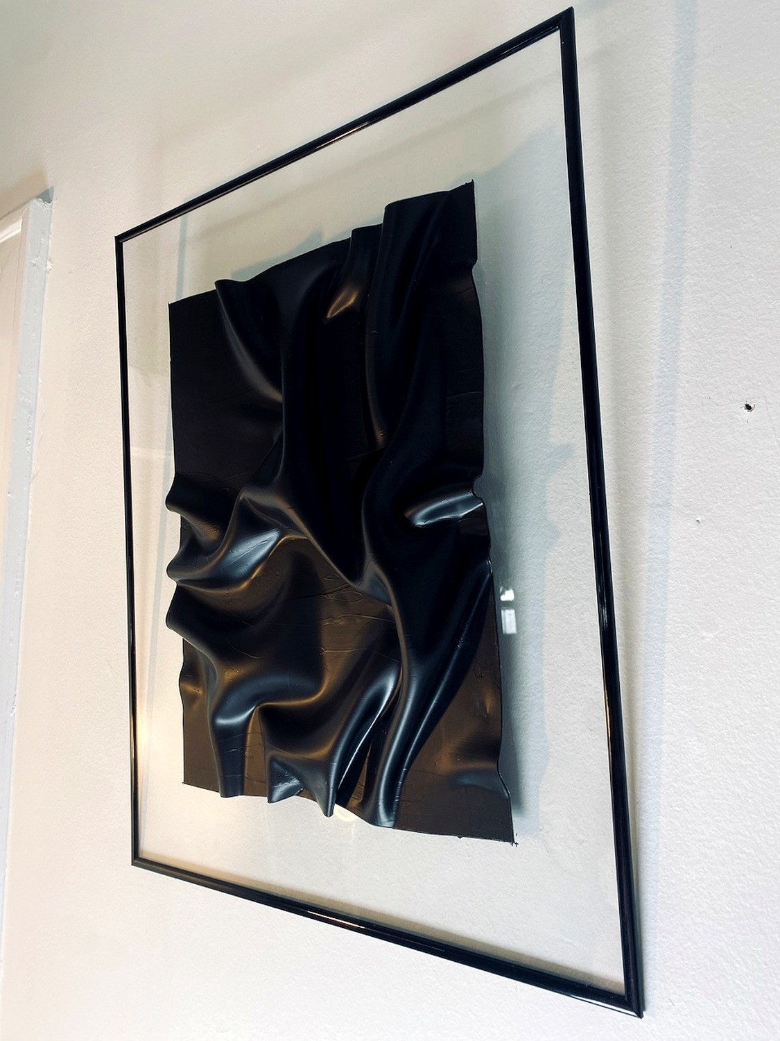 Original black framed acrylic wall art
