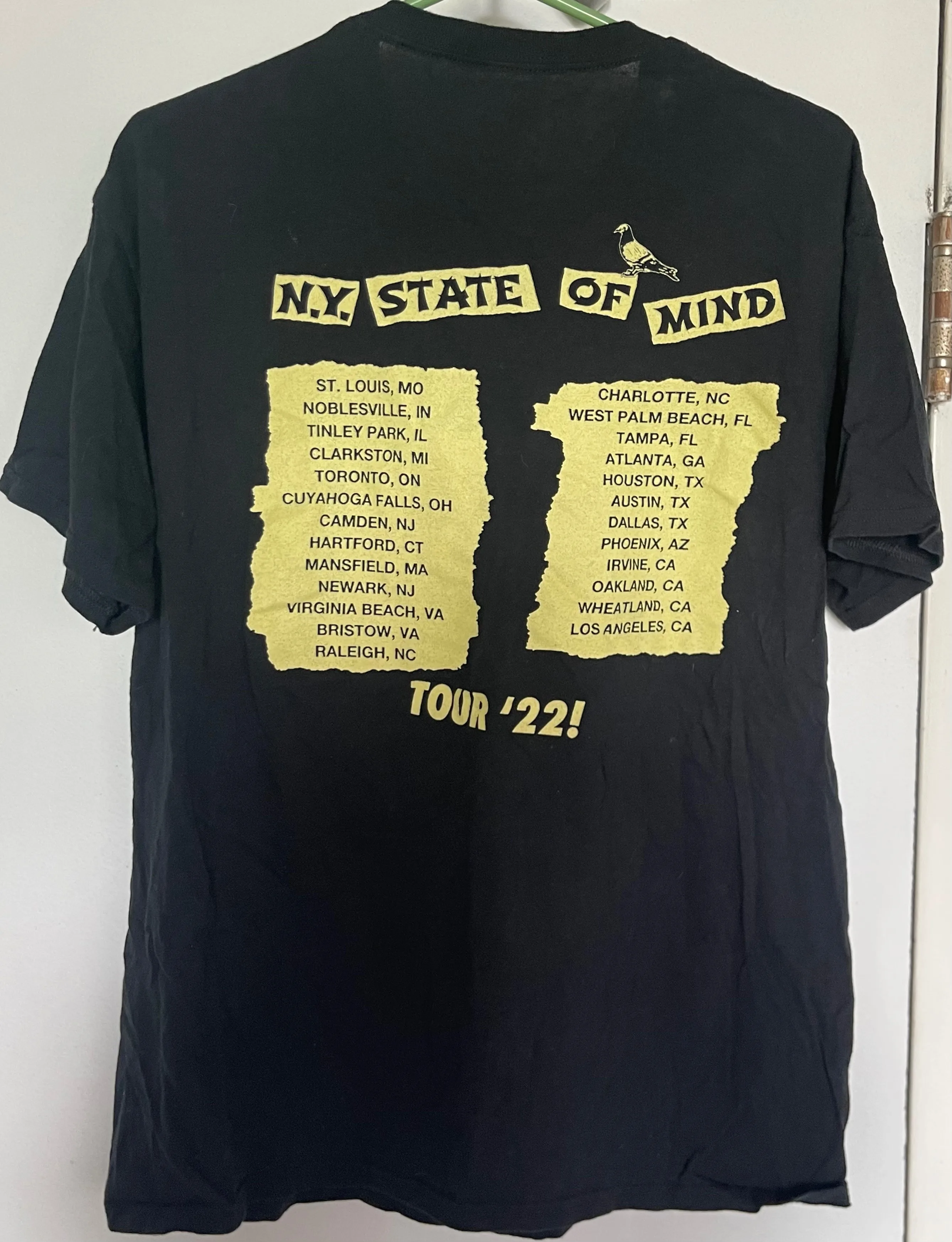 Wu-Tang Clan & Nas '22 Tour Shirt - Concert Merch (Size L) - photo 4