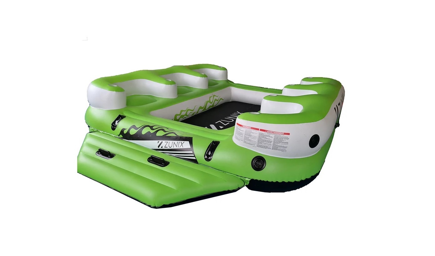 Brand New Zunix Floating Island 6 Person in Green Colour FYD-056