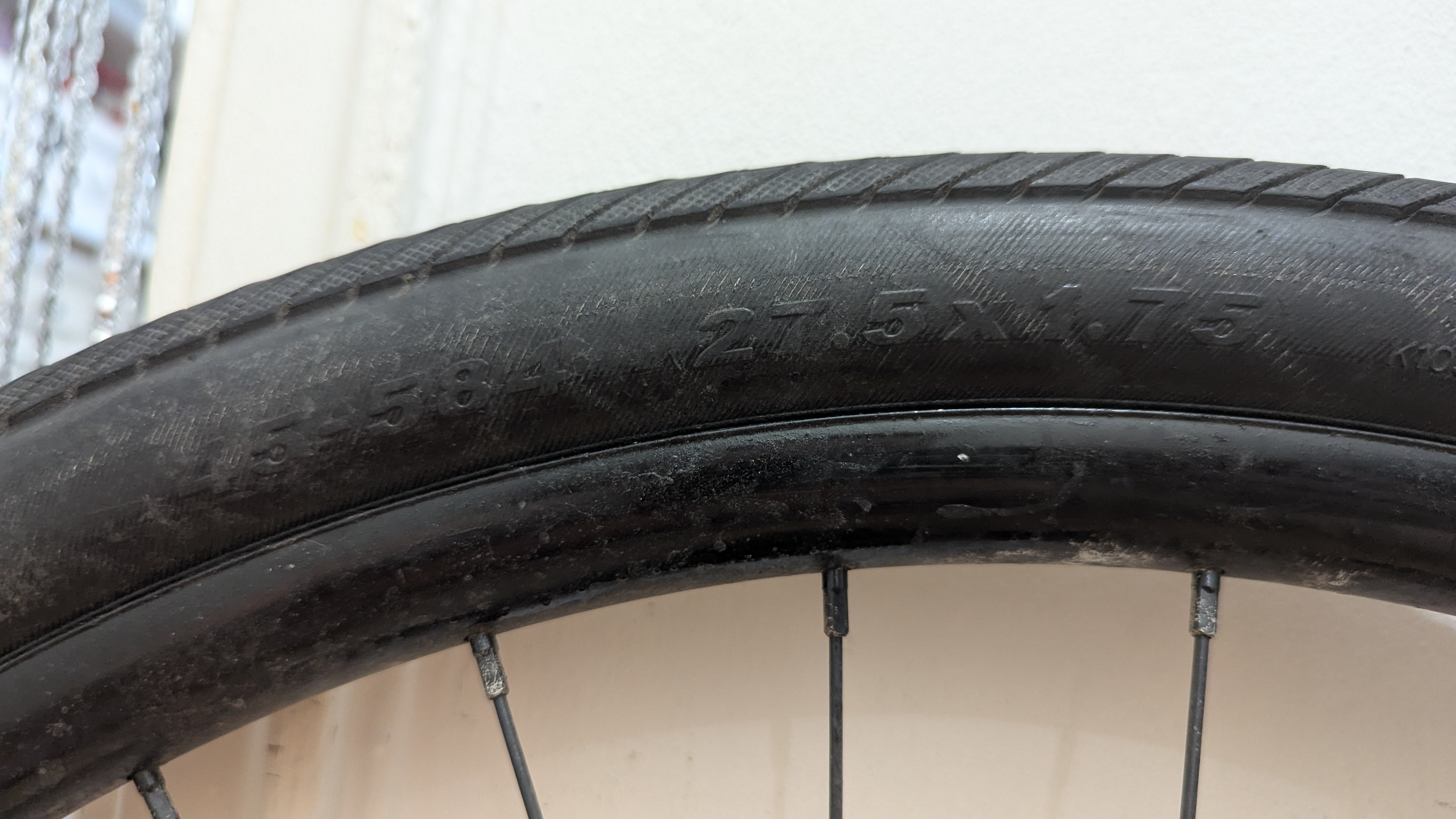 27.5x1.75 (45-584) REAR Wheel Used Bike Bicycle with brake disc - photo 2