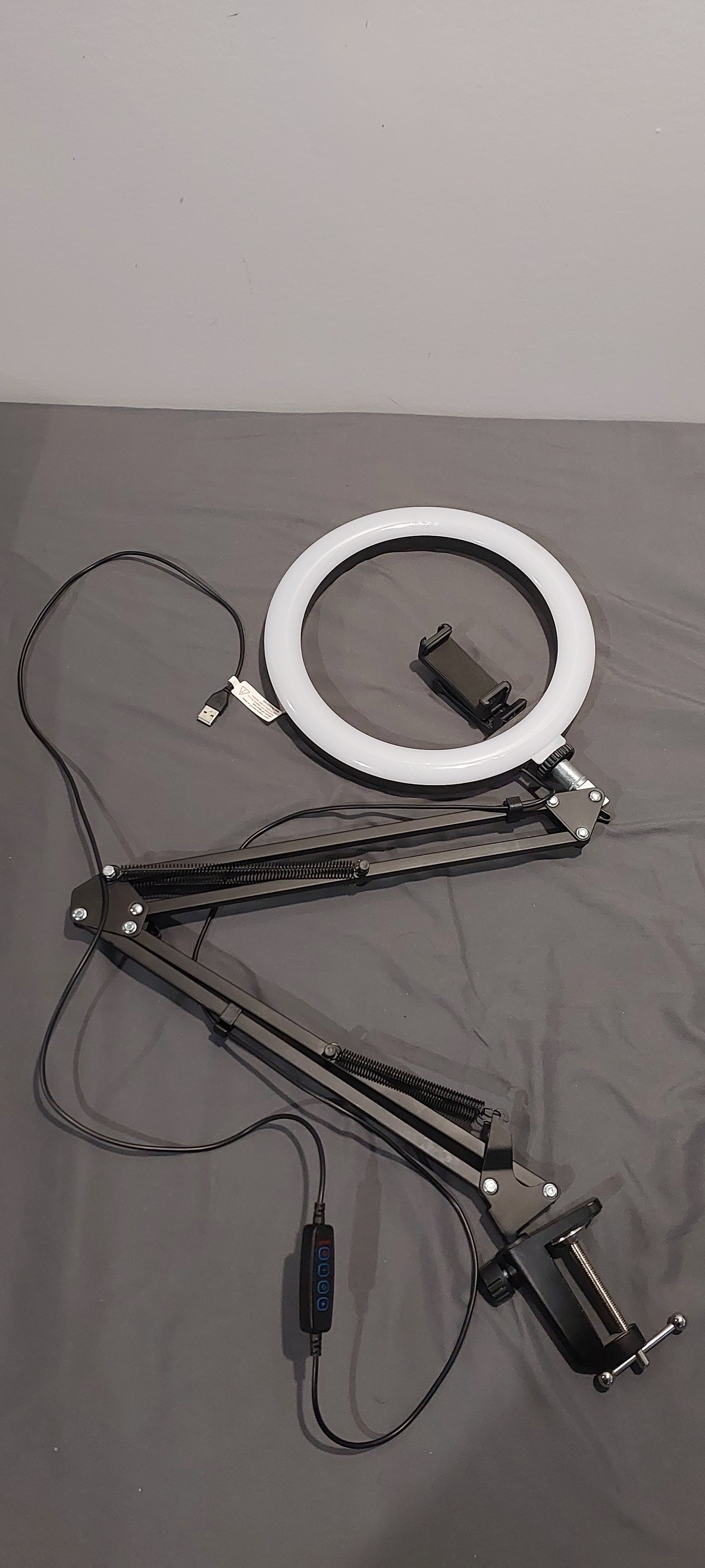 Ring Light with Stand and Phone Holder