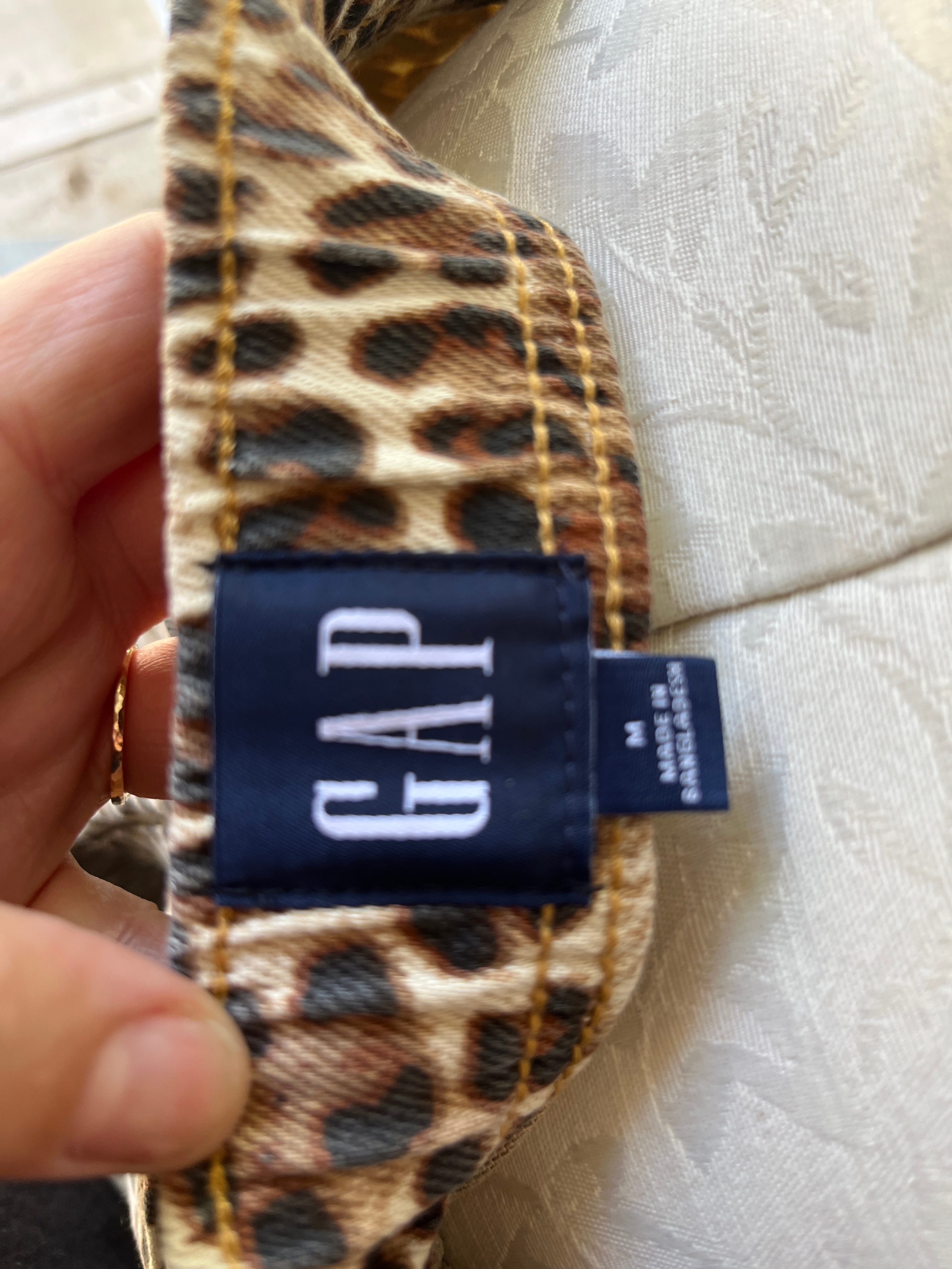 GAP Leopard Print Pants - Size M - photo 3