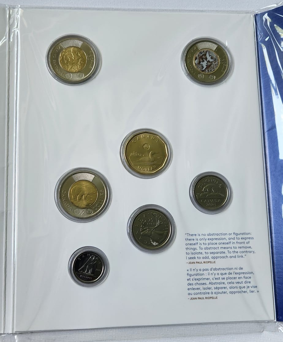 2023 Jean Paul Riopelle 100th Anniversary Coin Set - photo 3