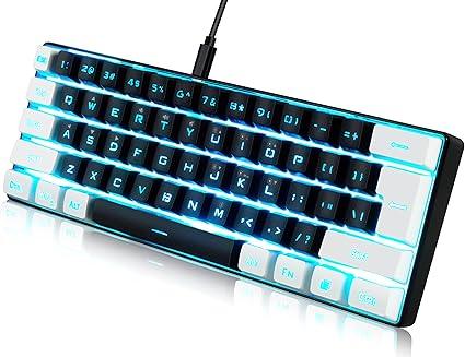 NEW Abucow K61 60% Wired Mechanical Backlit Gaming Keyboard