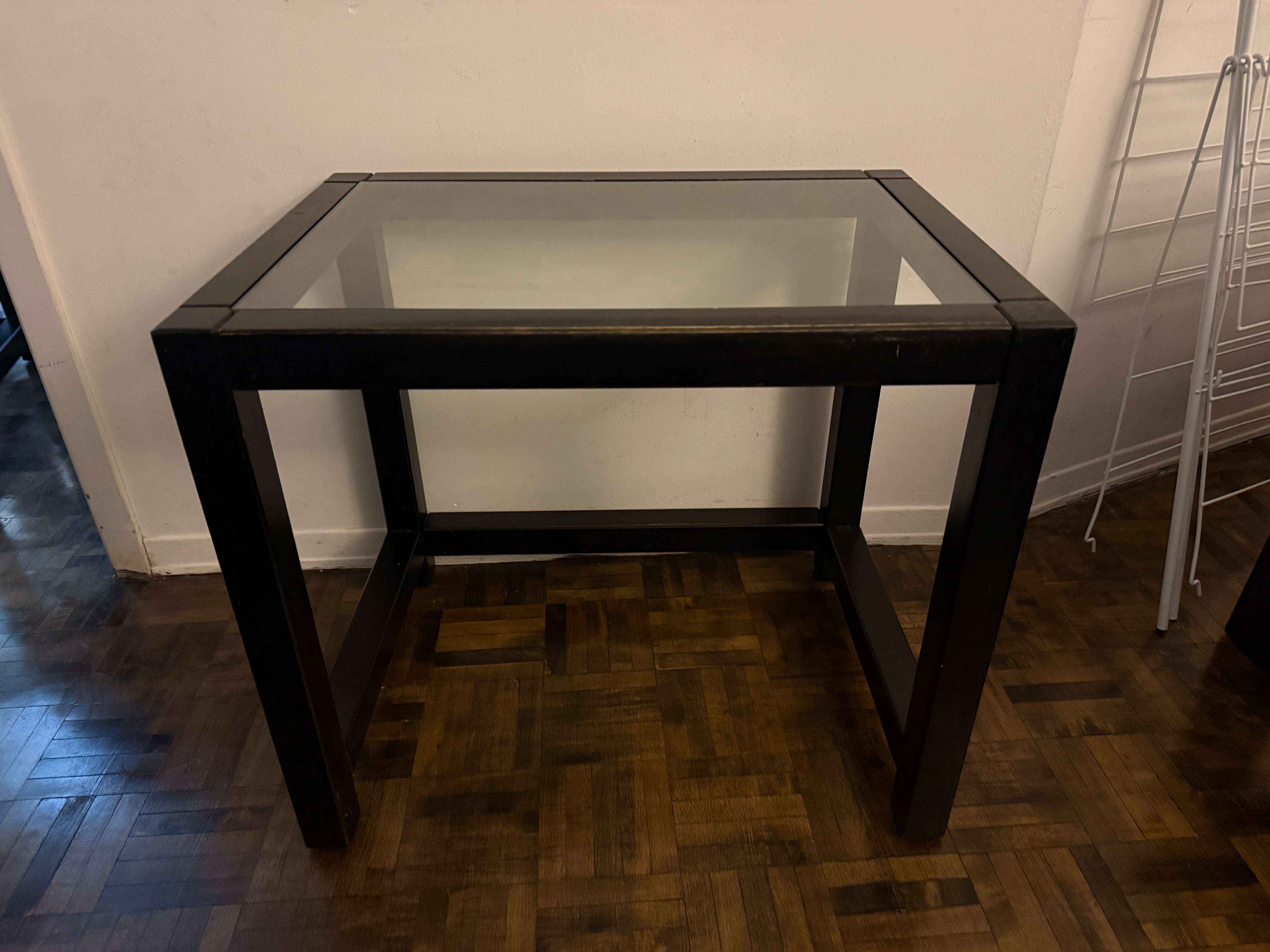 3 Glass Top Side Tables - photo 5
