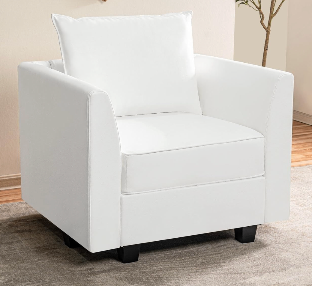 Naomi Home Elizabeth Modern DIY Sofa - White