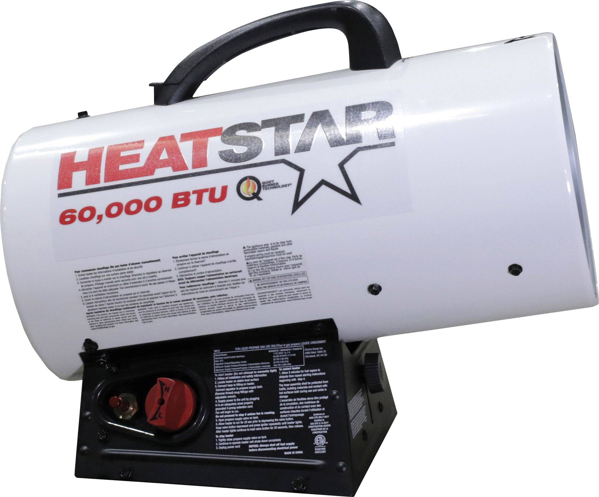 30,000 to 60,000 BTU Forced-Air Propane Heater - photo 2