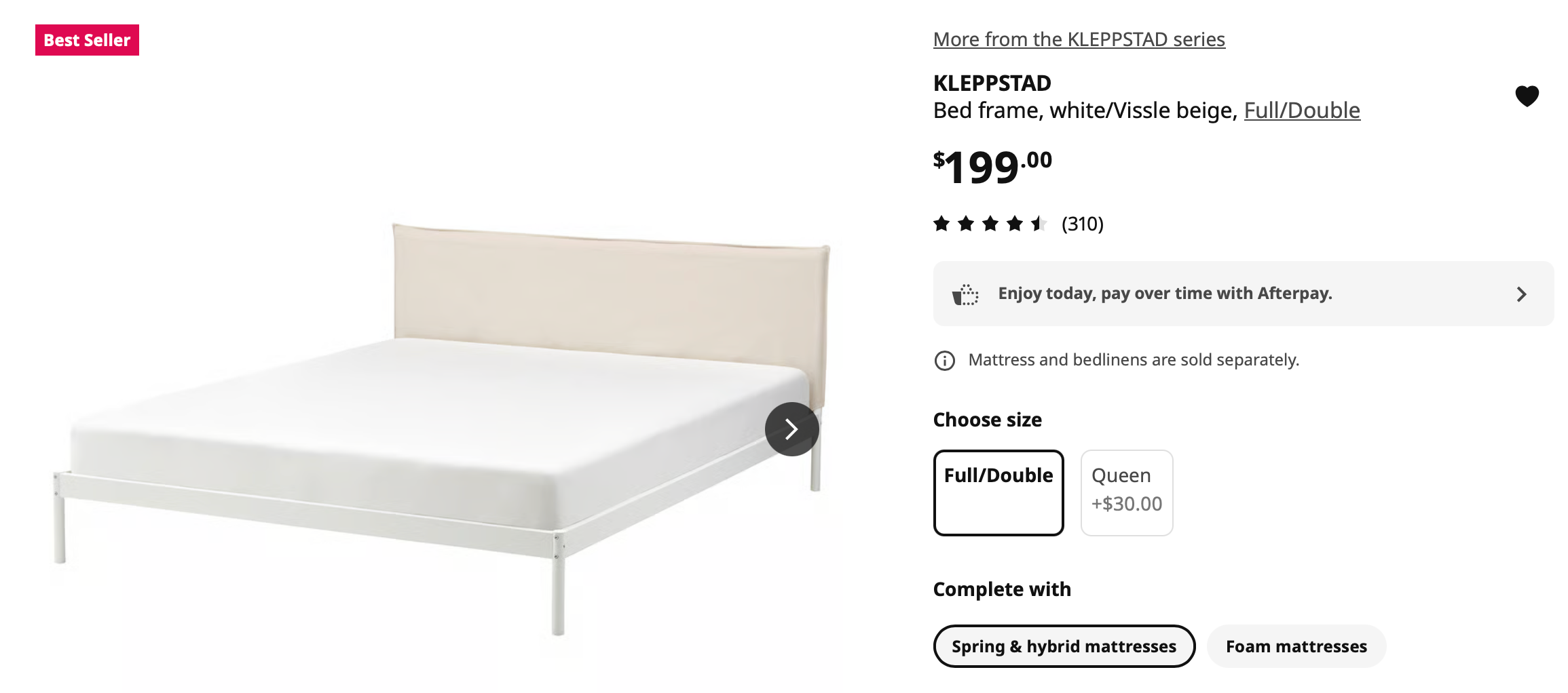 Double/full mattress + frame - photo 5