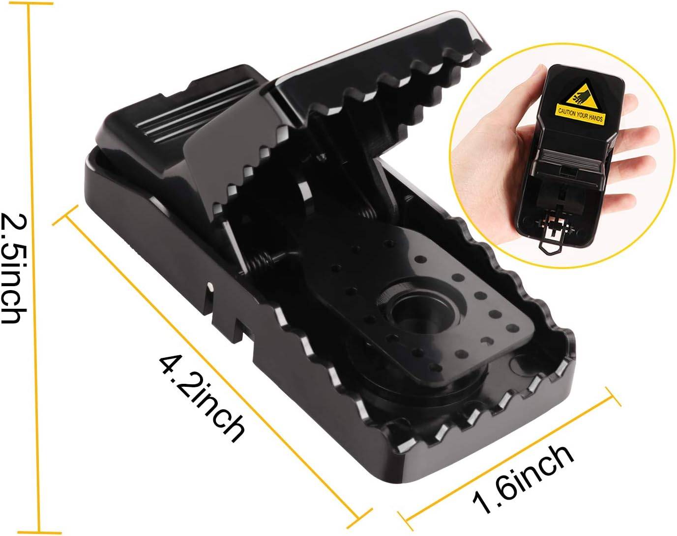 Mouse Traps 8 Pack - Humane Instant Catch Reusable IndoorOutdoor