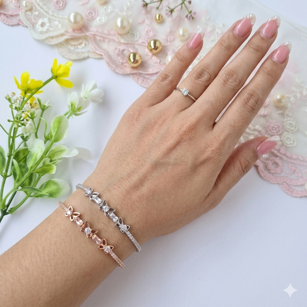 ✨ Silver Butterfly Cuff Bangle by Rabloo Accessories✨ - photo 2