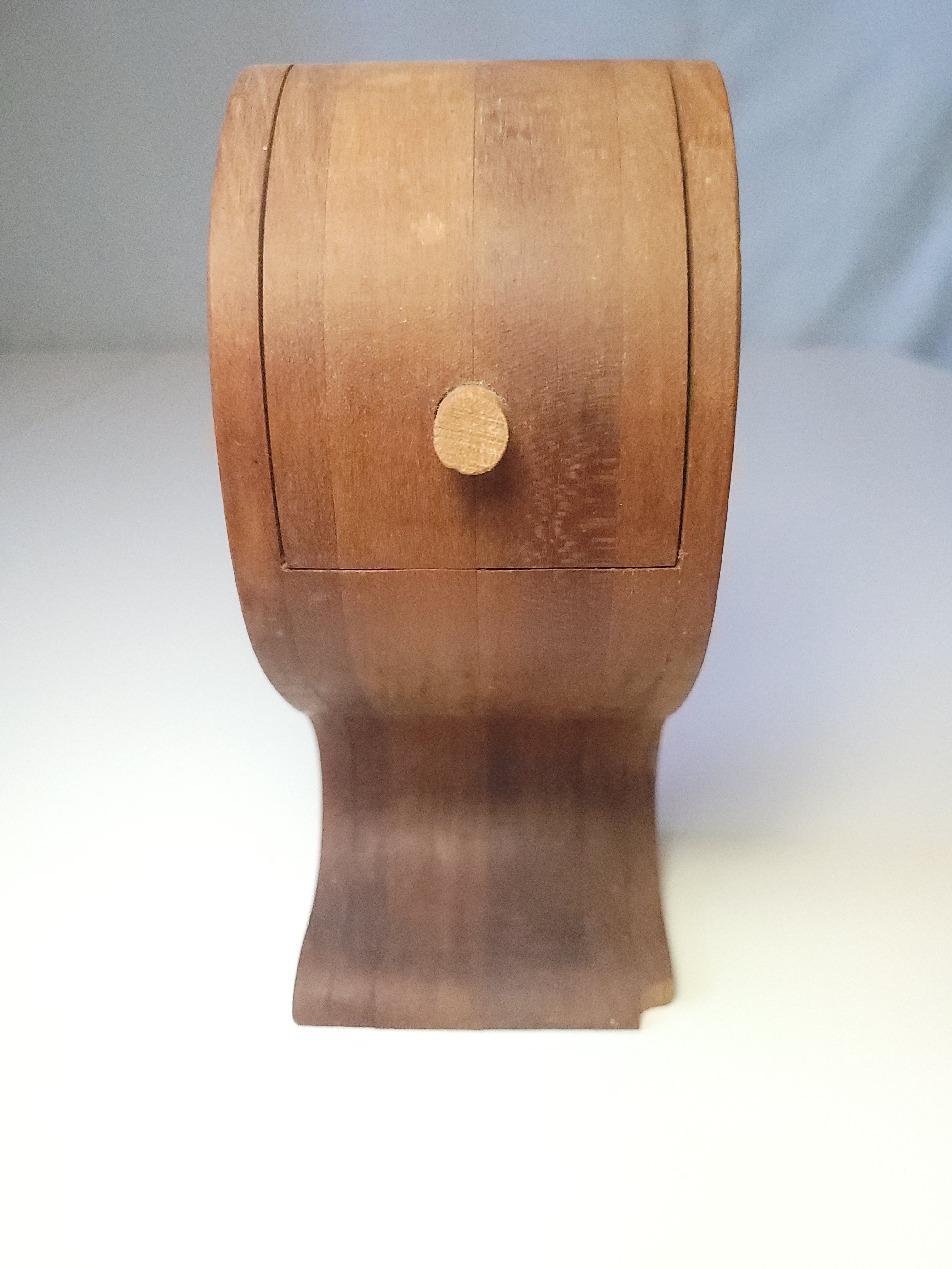 1952 Mid CentuWooden Trinket Box, Sculptural Cherry/Walnut - photo 2