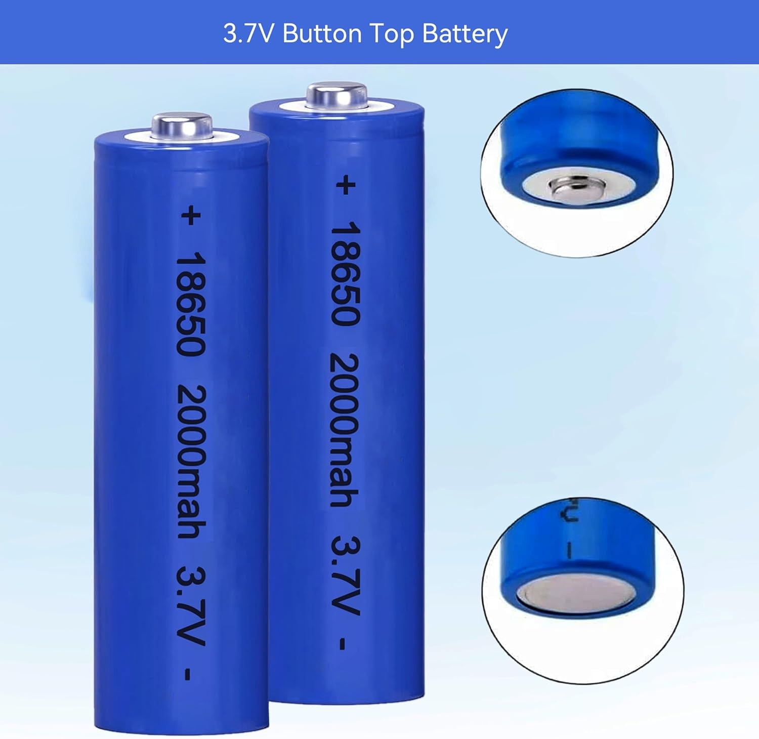 18650 Ni-MH Battery Rechargeable, NiMH 1800mAh - photo 4