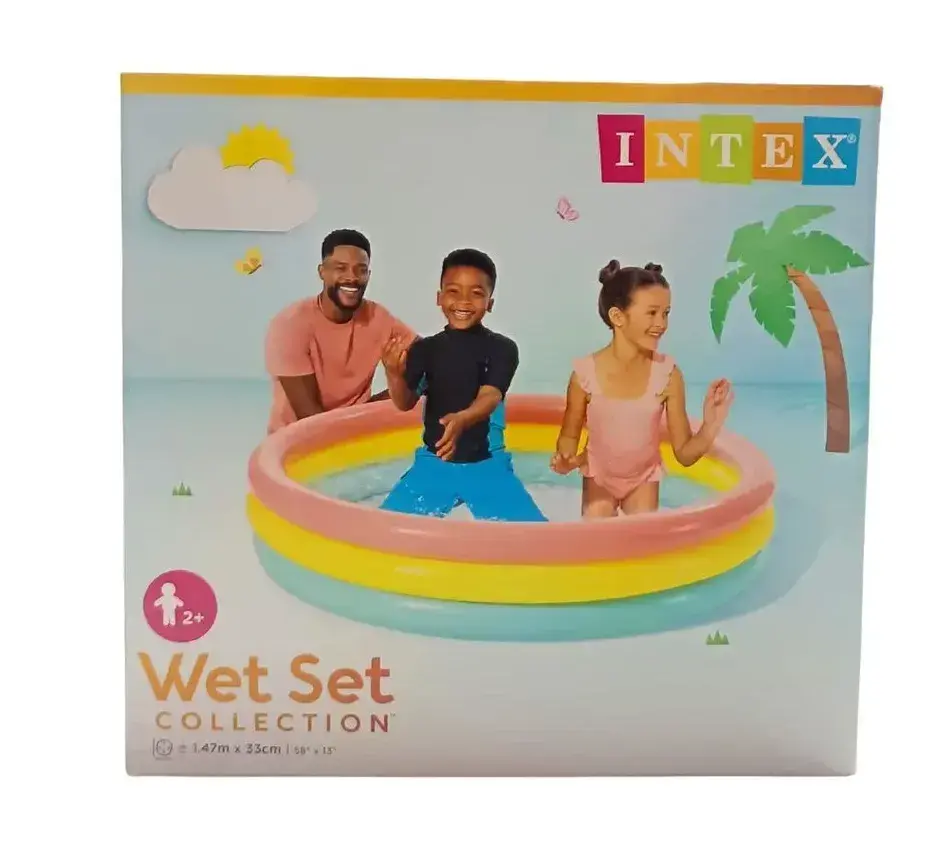 New Intex Sunset Glow Kid's Inflatable Pool