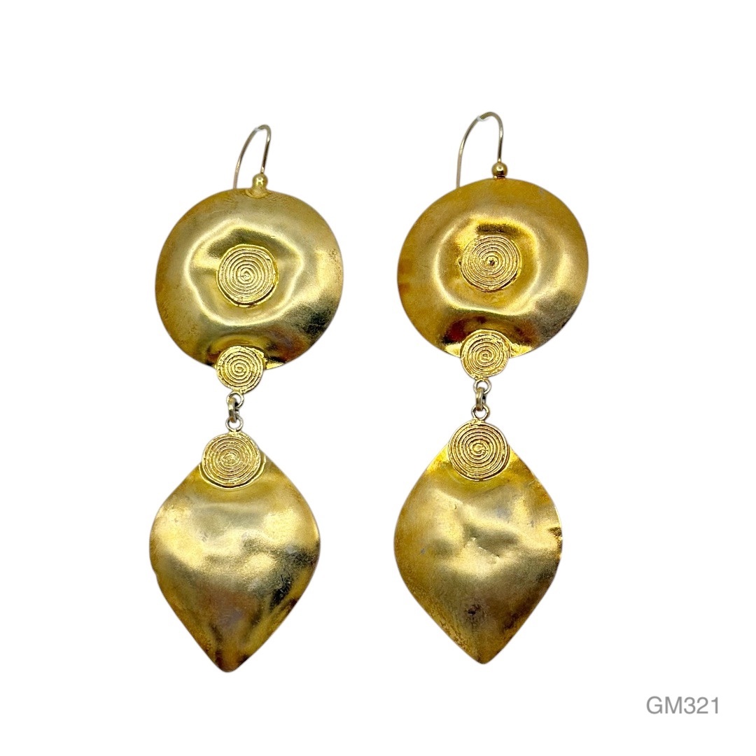 Marcello Fontana gold vermeil sterling silver earrings - GM321