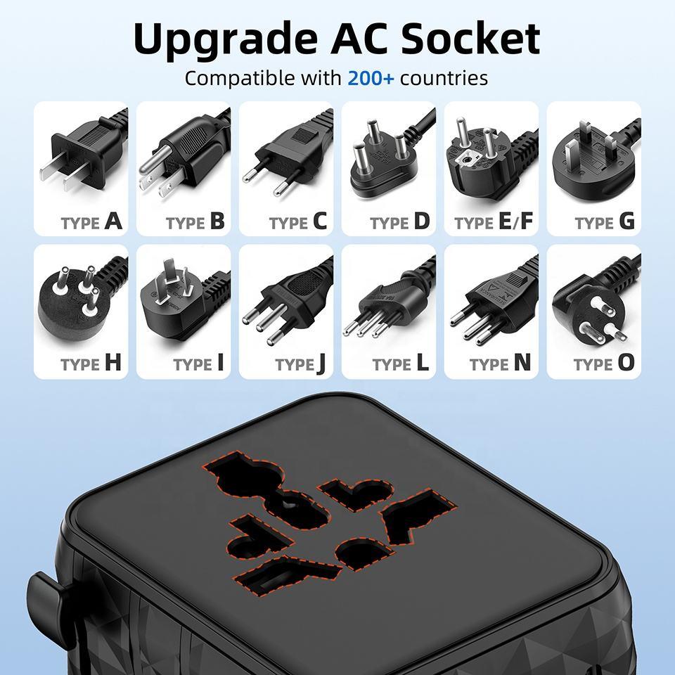 35W Fast Universal Travel Adapter Diamond Finish, 7-in-1 - photo 5
