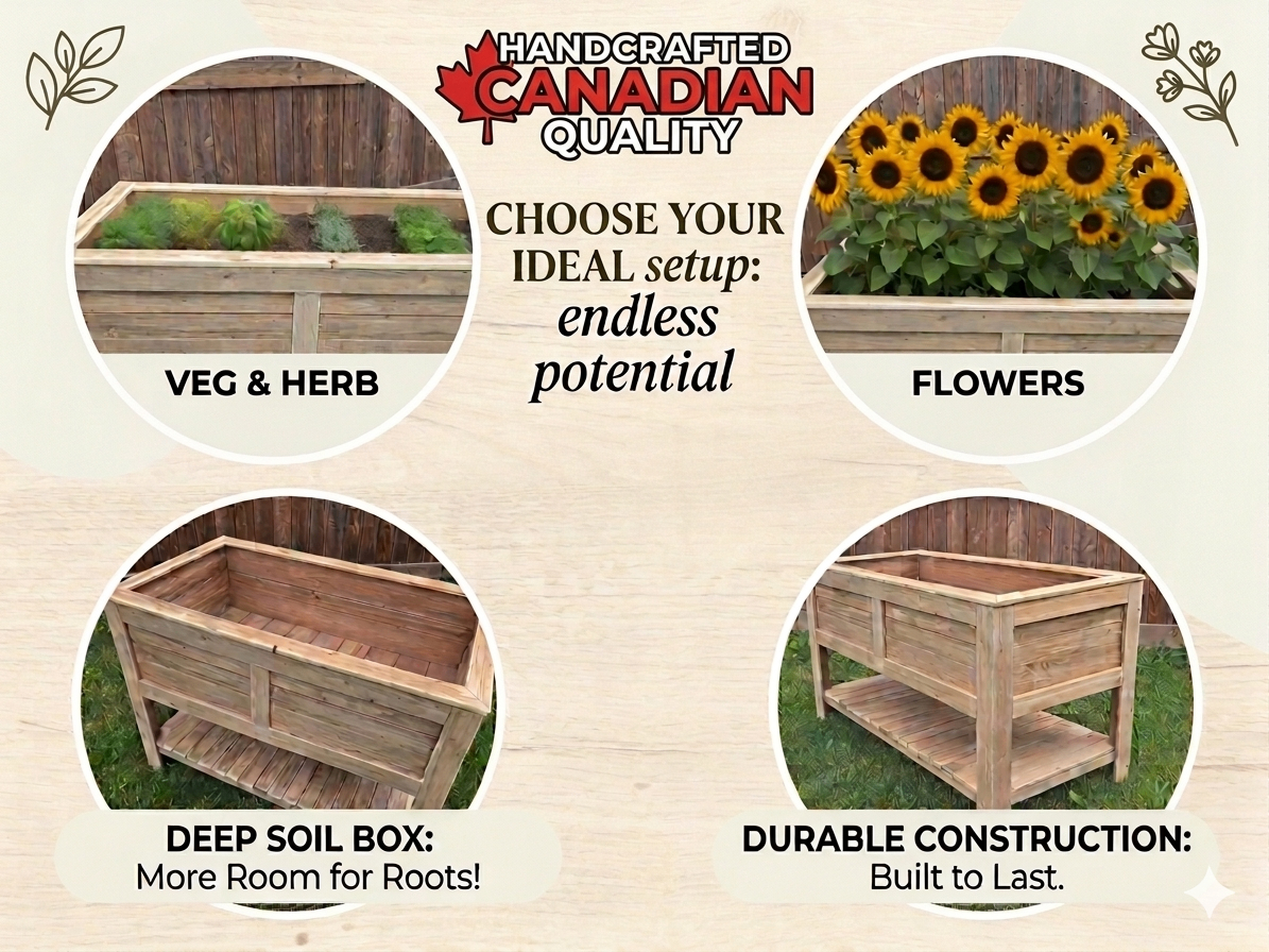 Custom Hand-Made Cedar Raised Garden Bed (Free Local Delivery) - photo 3