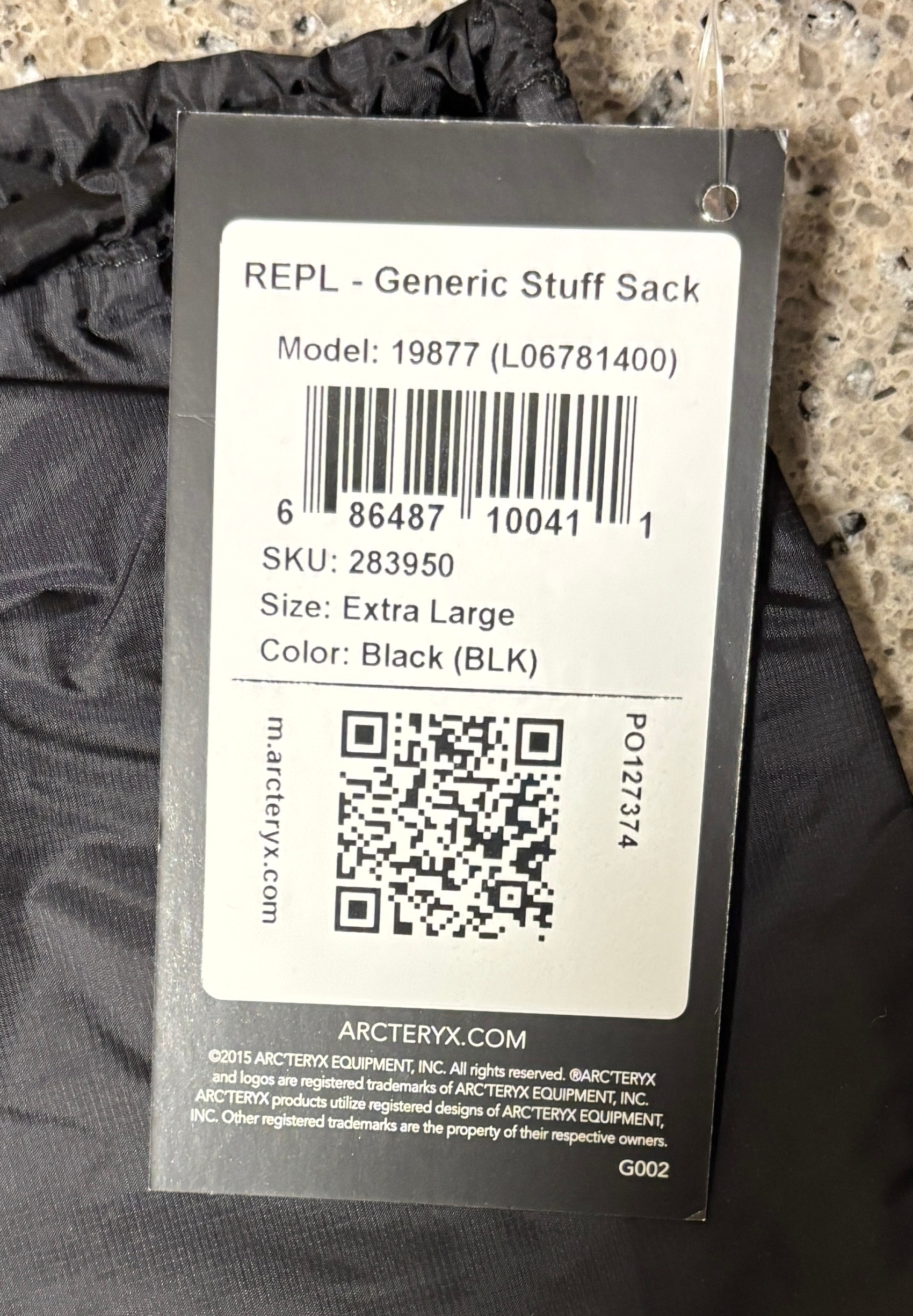 Arc’teryx Stuff Sack-Black XL - photo 2