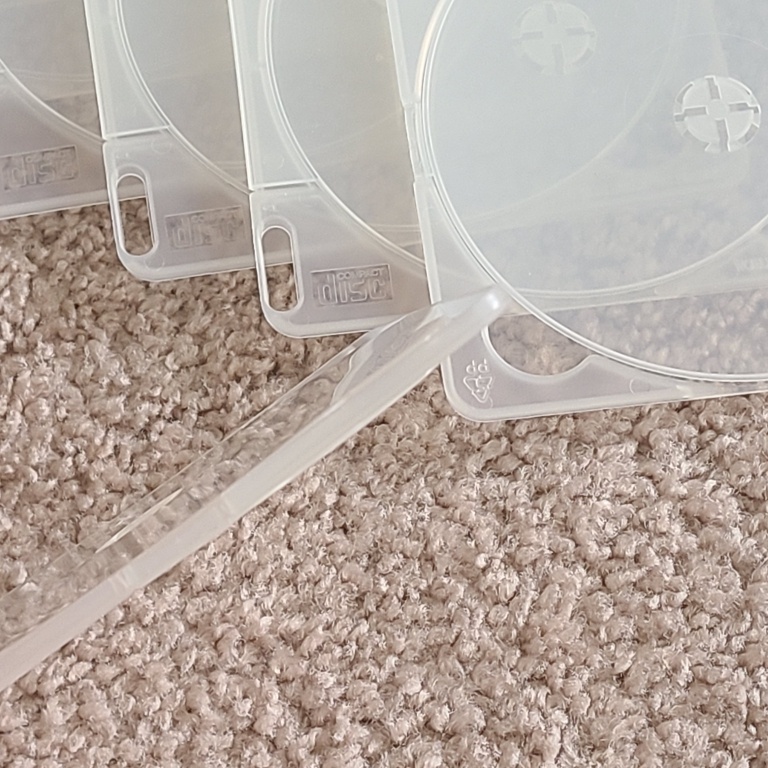 x1 lot slim CD-ROM empty case (semi-transparent) (8pc/lot) - photo 4