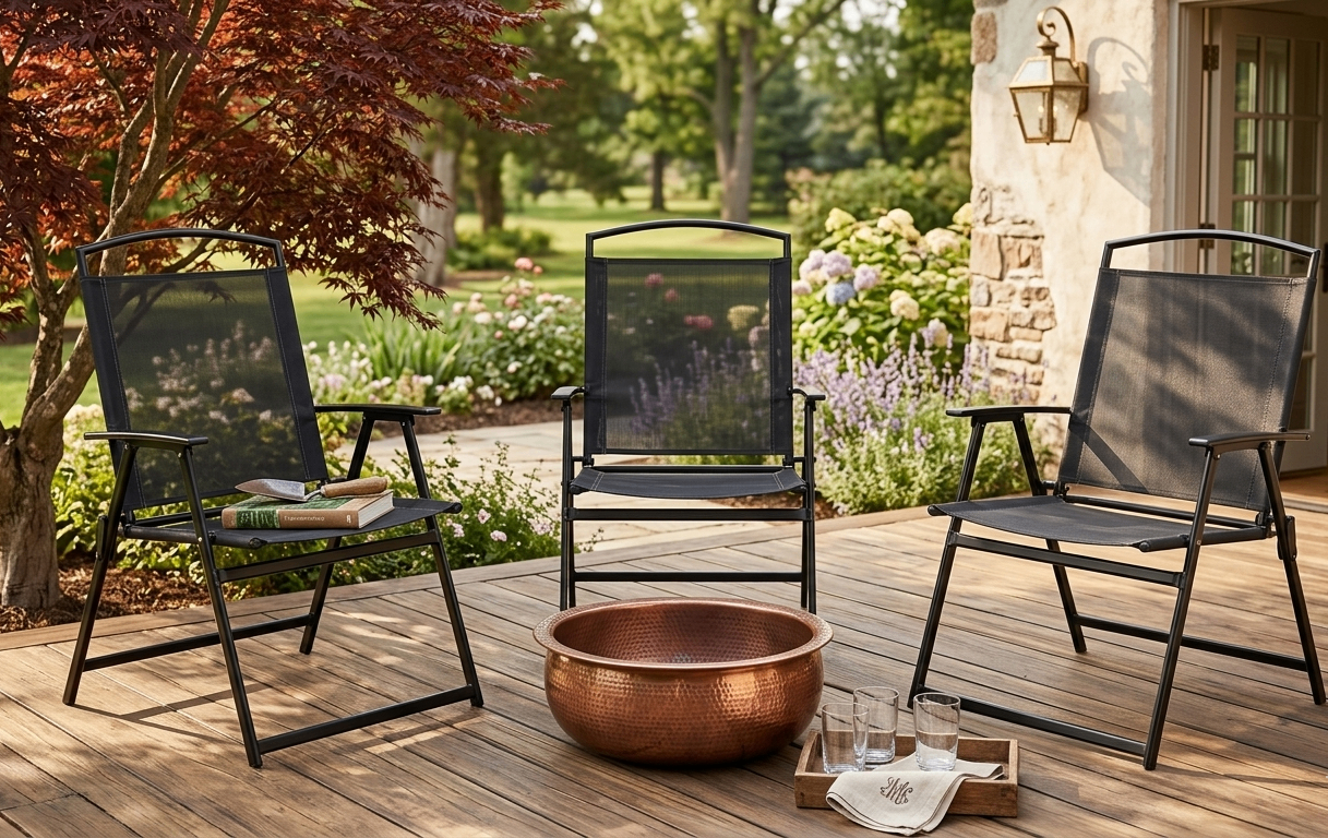 Backyard Bliss: An Evening to Unwind - Set of 3 chairs