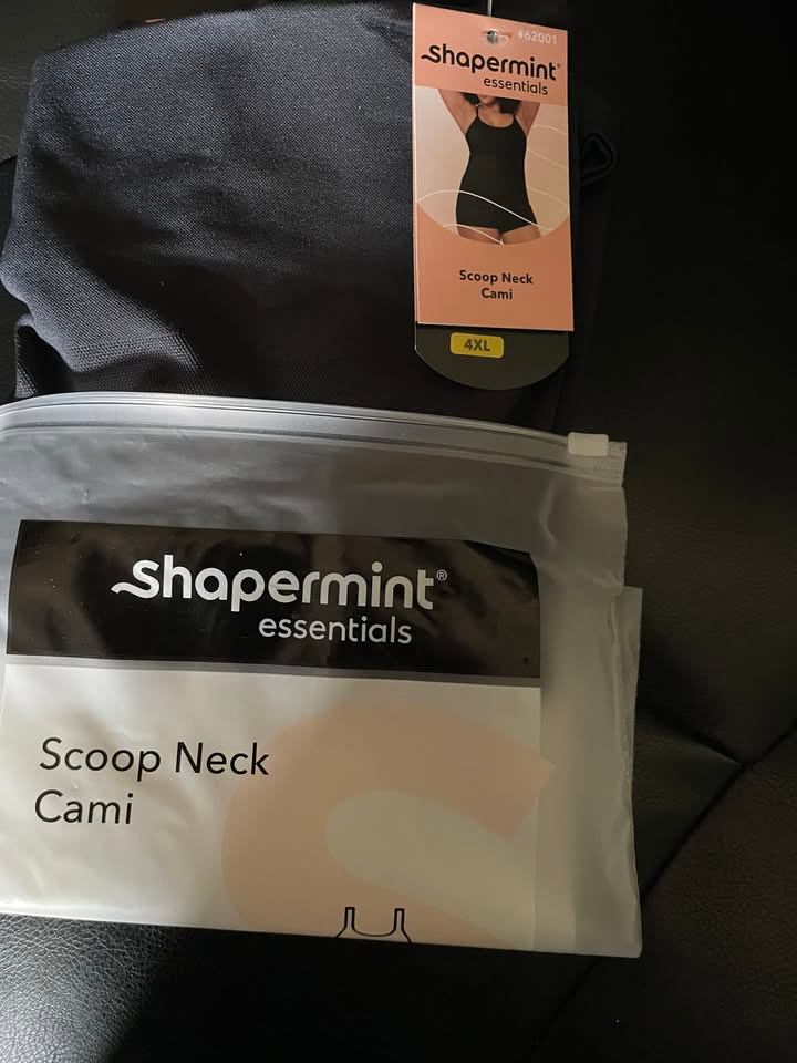 New - Shapermint Scoop Neck Cami -4X.