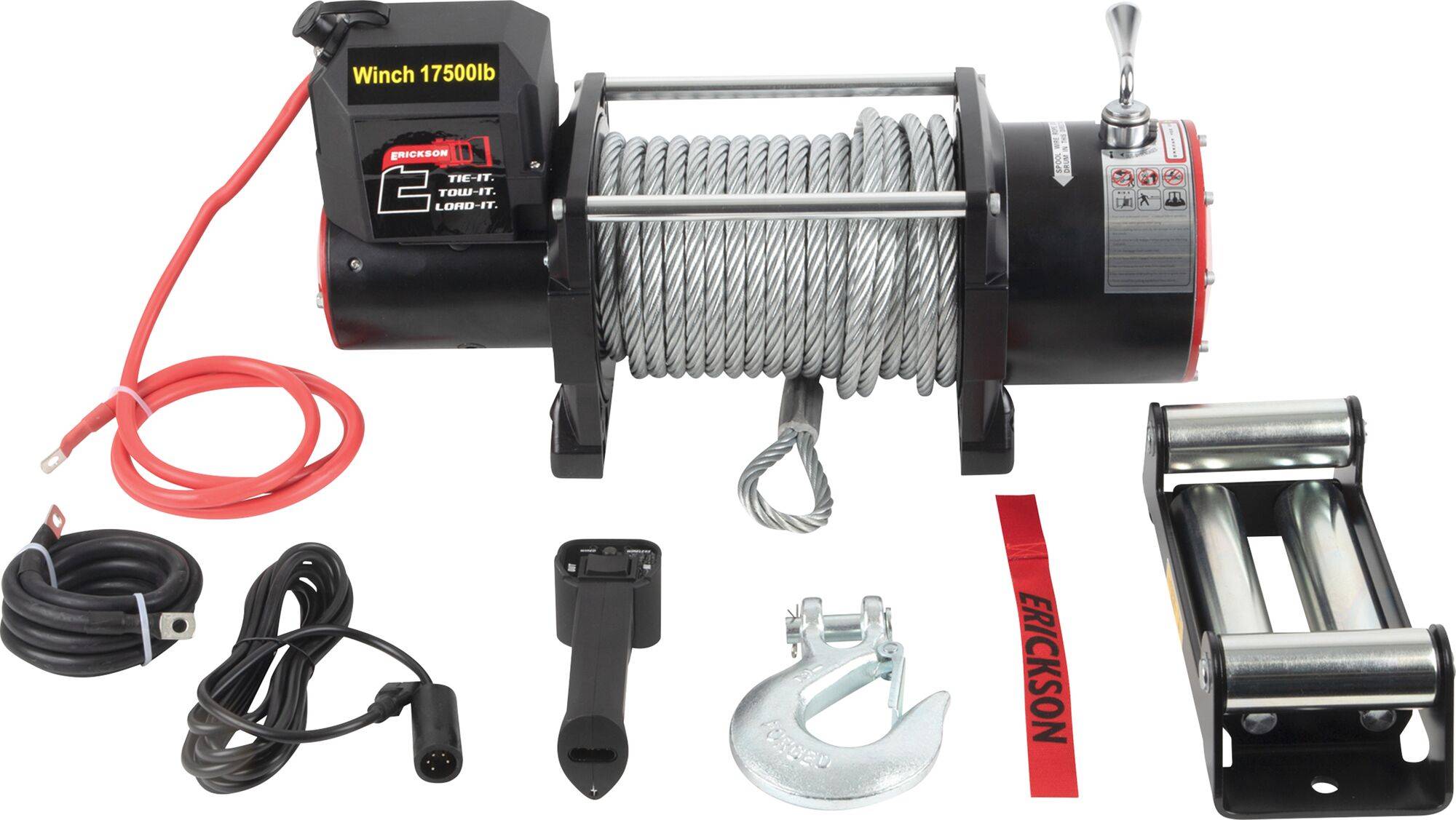 17,500 lb 12V DC Winch - photo 2