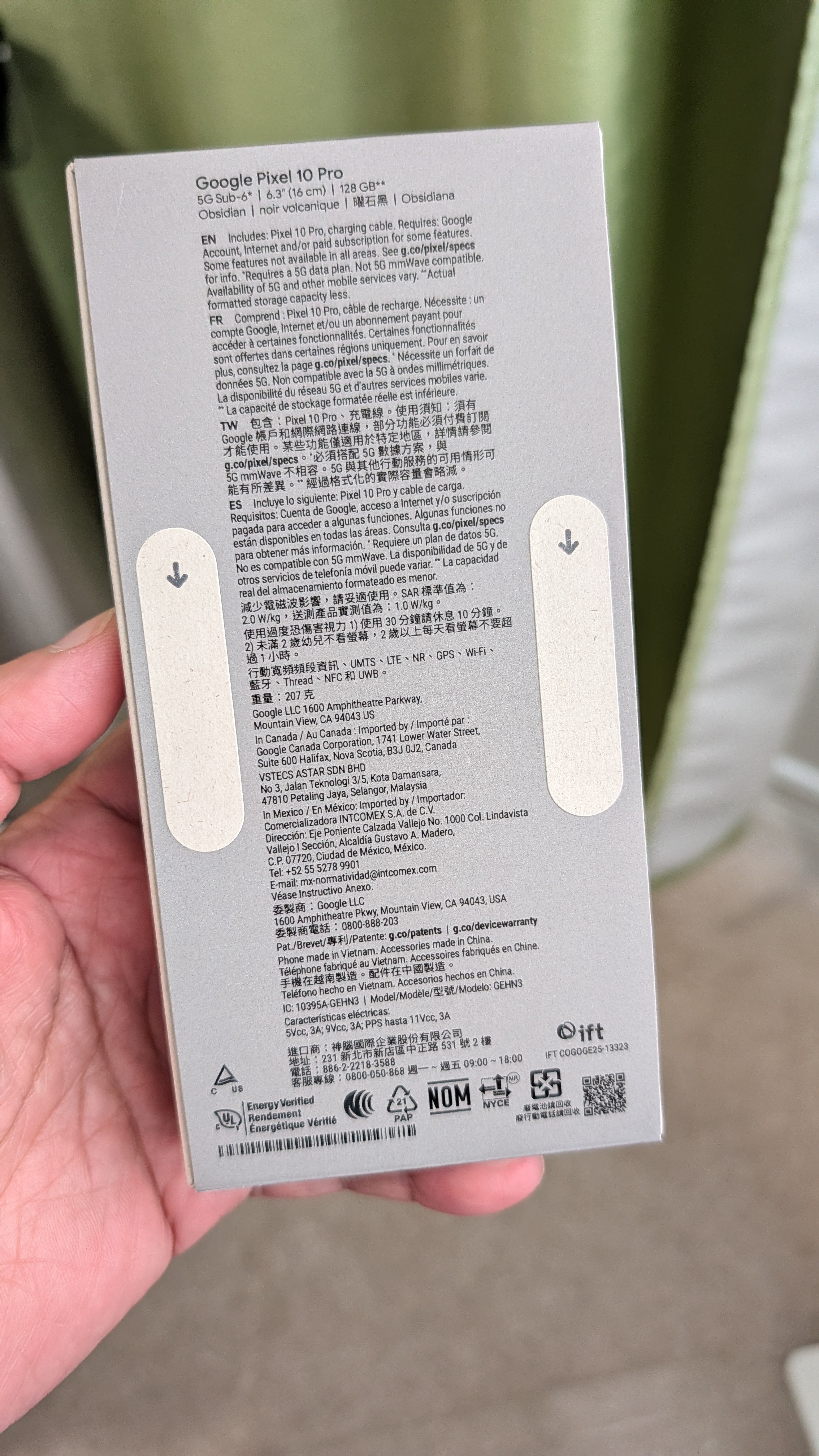 SEALED Google Pixel 10 Pro- Brand New - Obsidian 128GB - photo 2