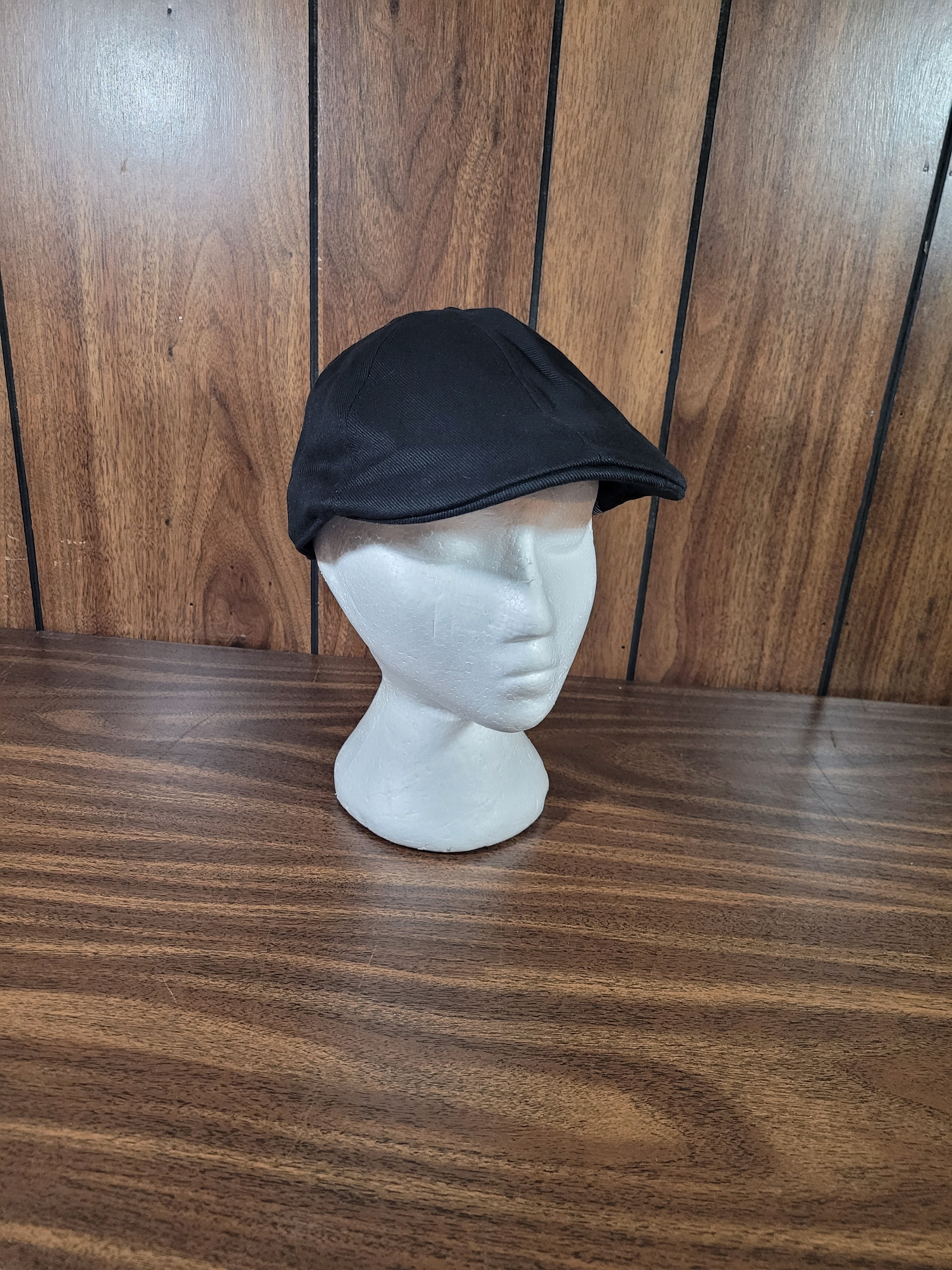 Black Flat Cap
