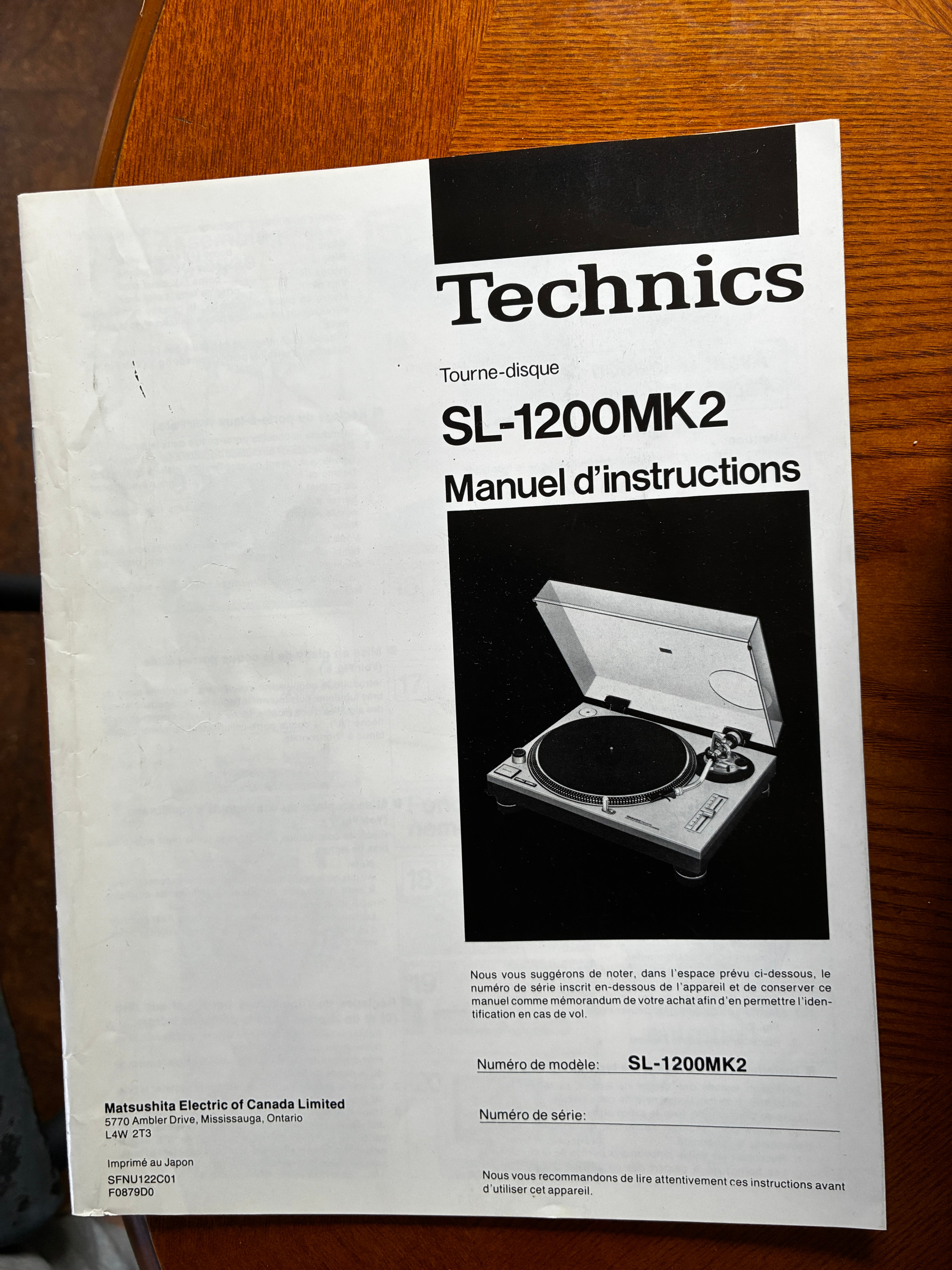 Technics Sl-1200MK2 Turntable - photo 5