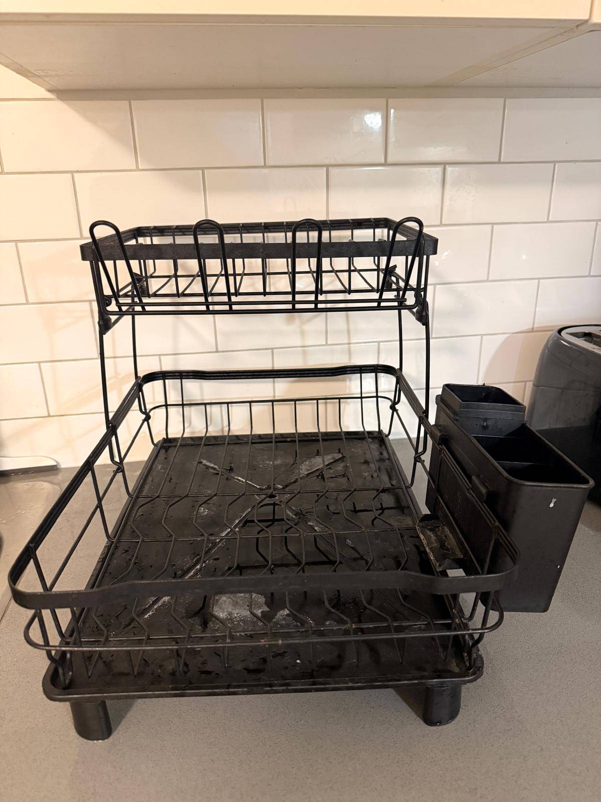 Dish Drying Rack/ Black - photo 2