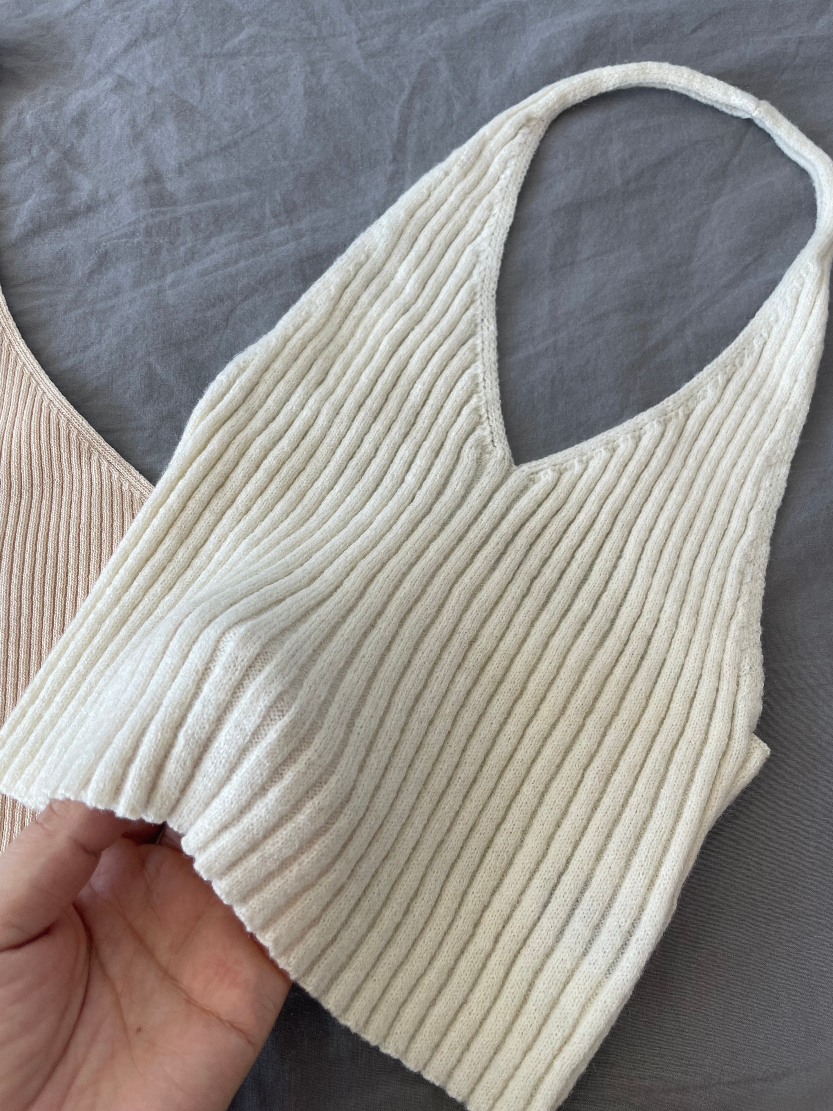 Ribbed Tank Tops & Pleated Skirt Set - photo 3