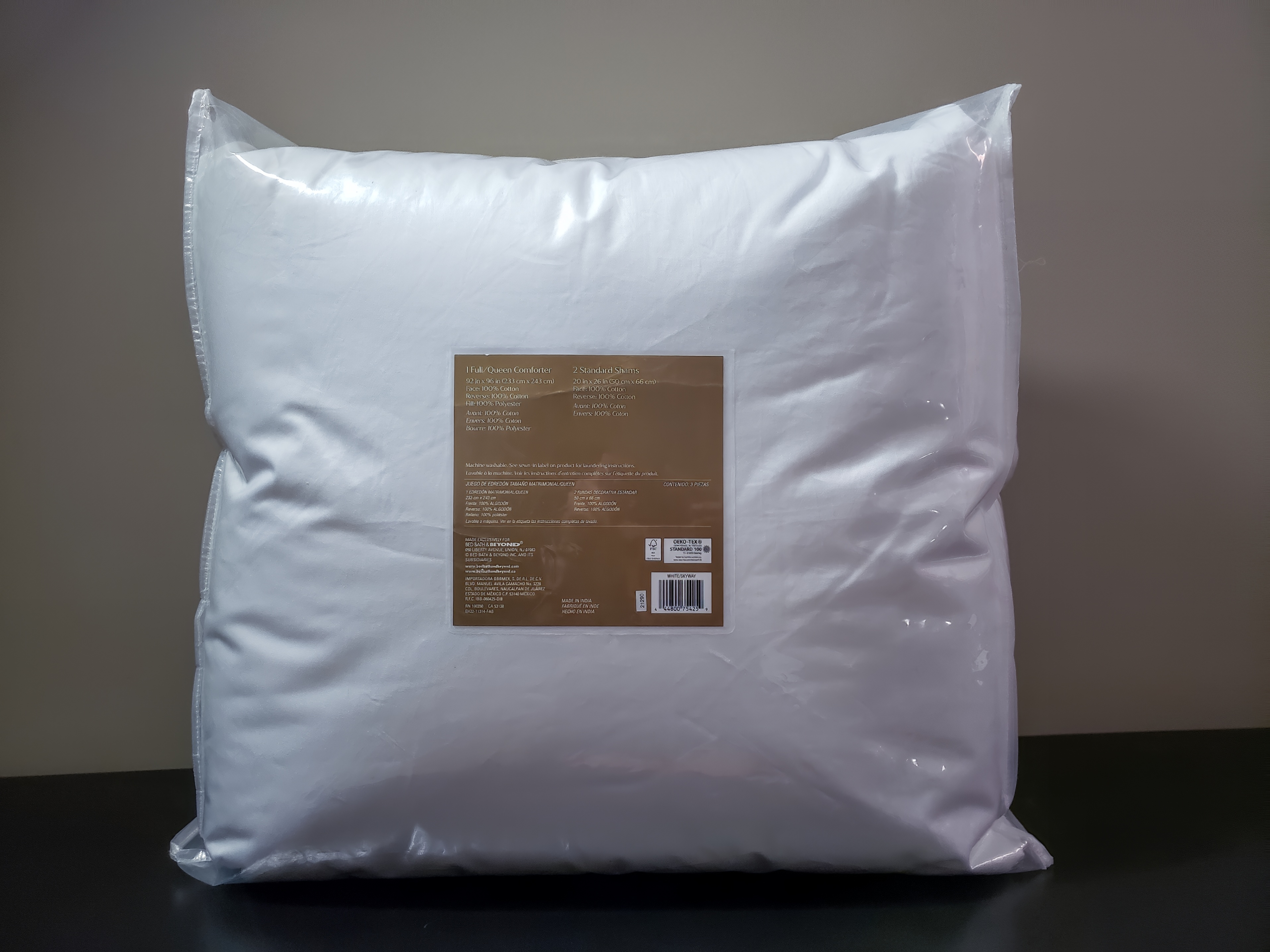 Everhome Sullivan 3 Piece Comforter Set - Queen - photo 2