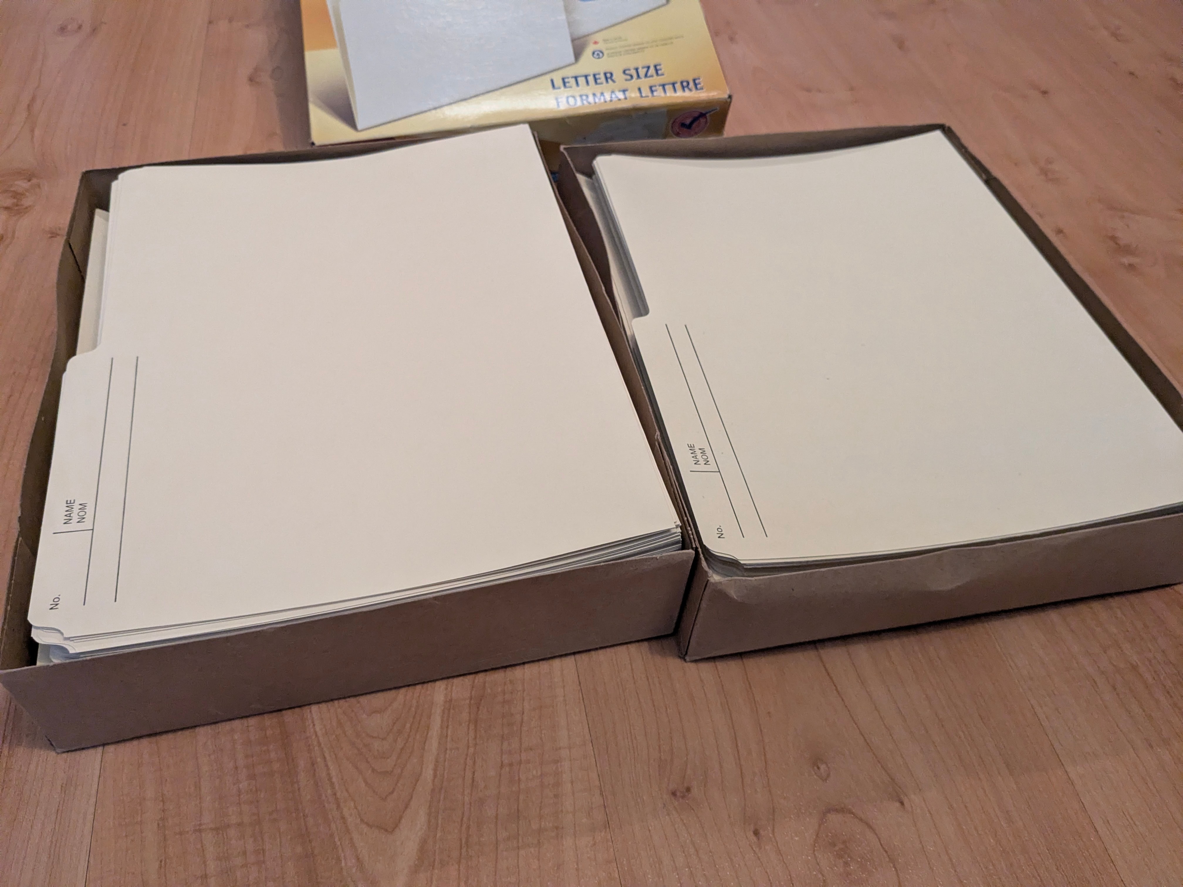 Continental Manila File Folders, Letter-size +-190 total