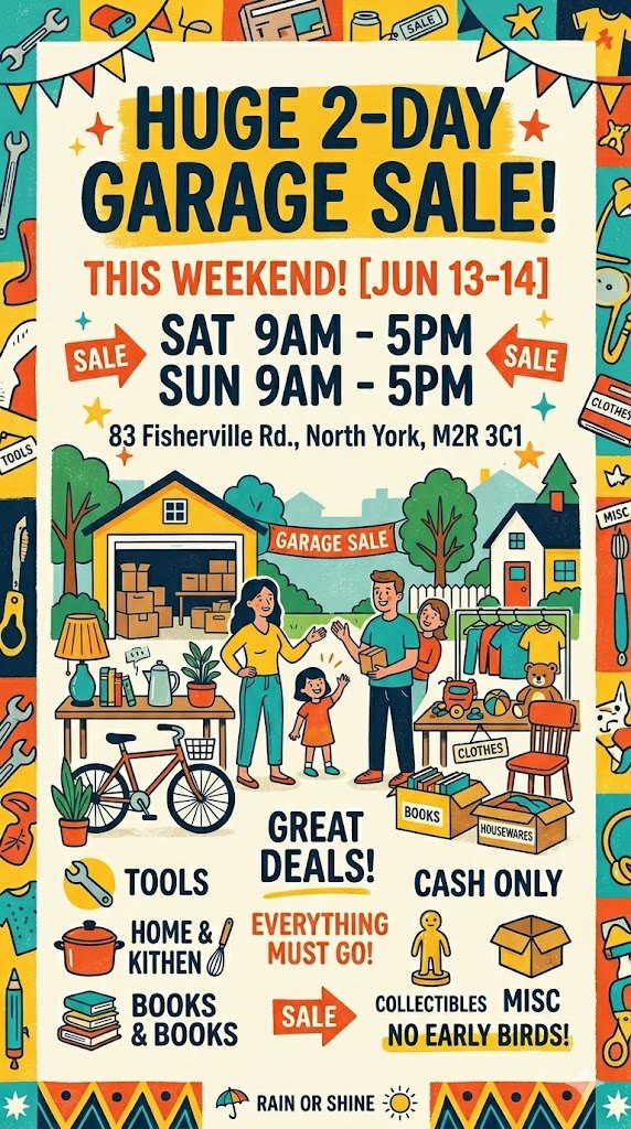 Garage Sale ( North York )