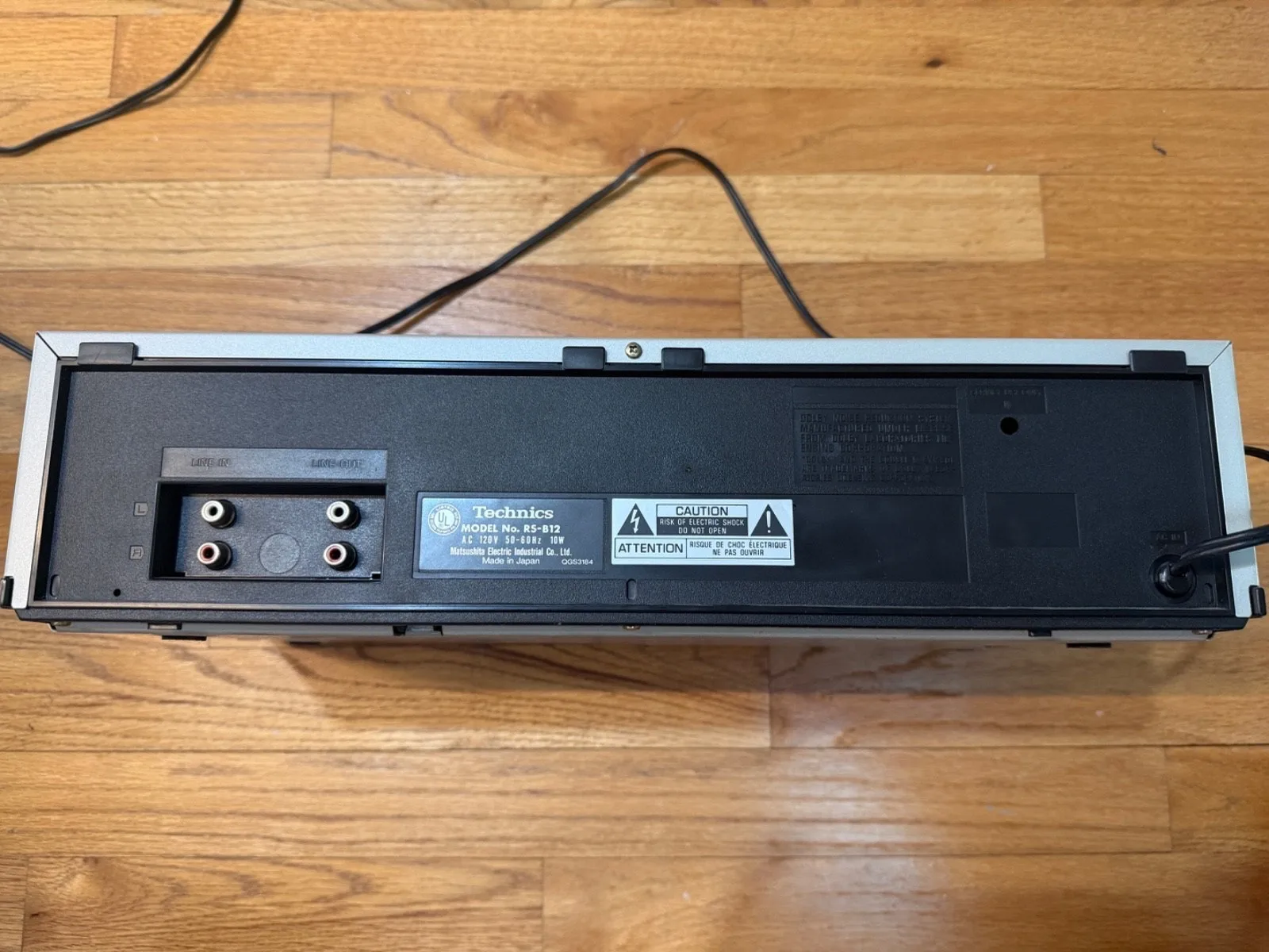 Technics RS-B12 Cassette Deck (Japan) + Sony HF Cassette 10 Pack - photo 4