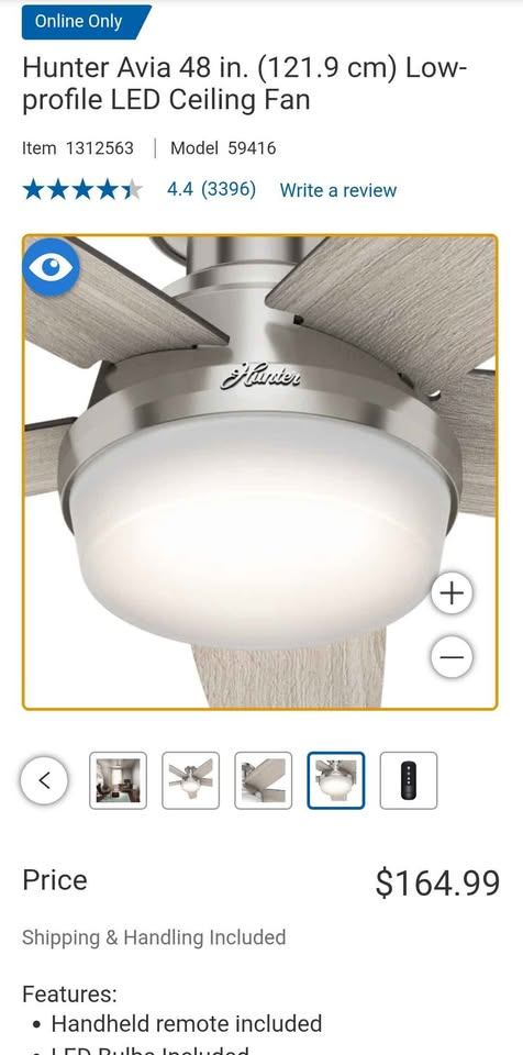 Ceiling Fan 48" - photo 2