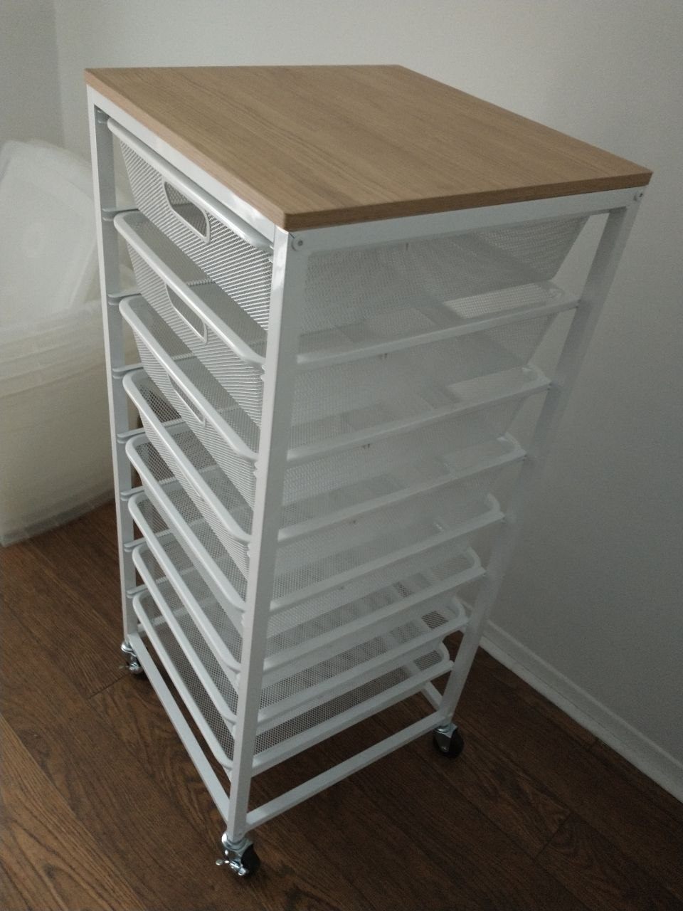 8-Drawer Storage Cart - Metal - Unused