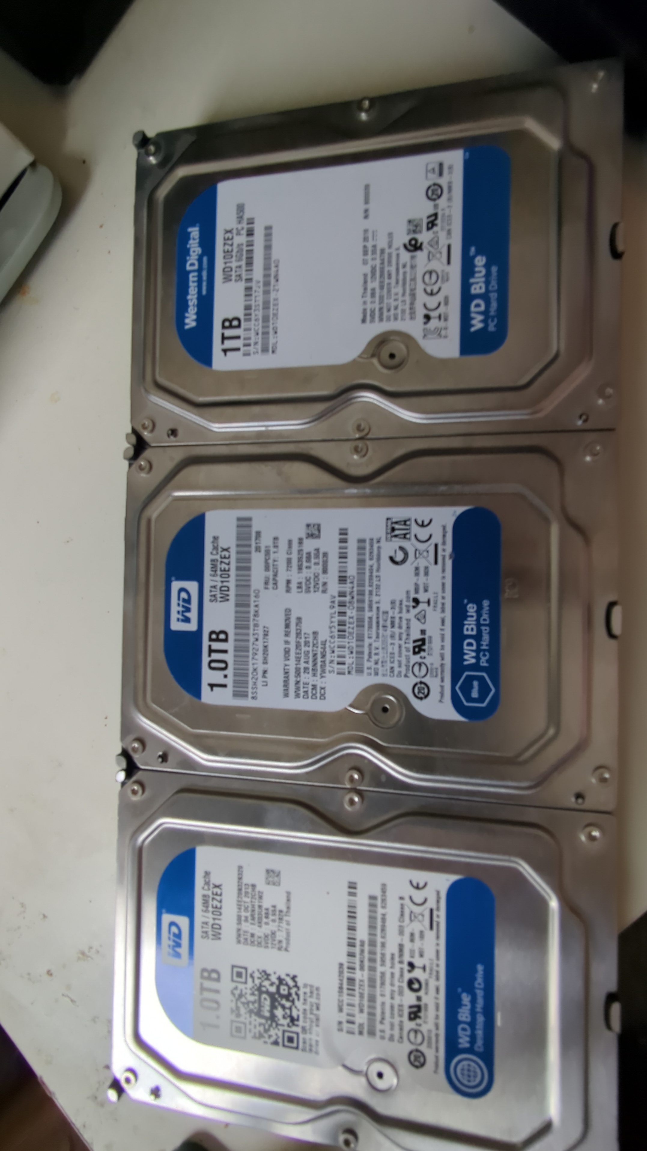 Western Digital Blue 1TB Mechanical Hard Drives