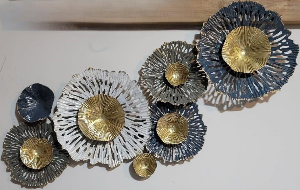 3D Stacked Flower Wall Art Decor - photo 4