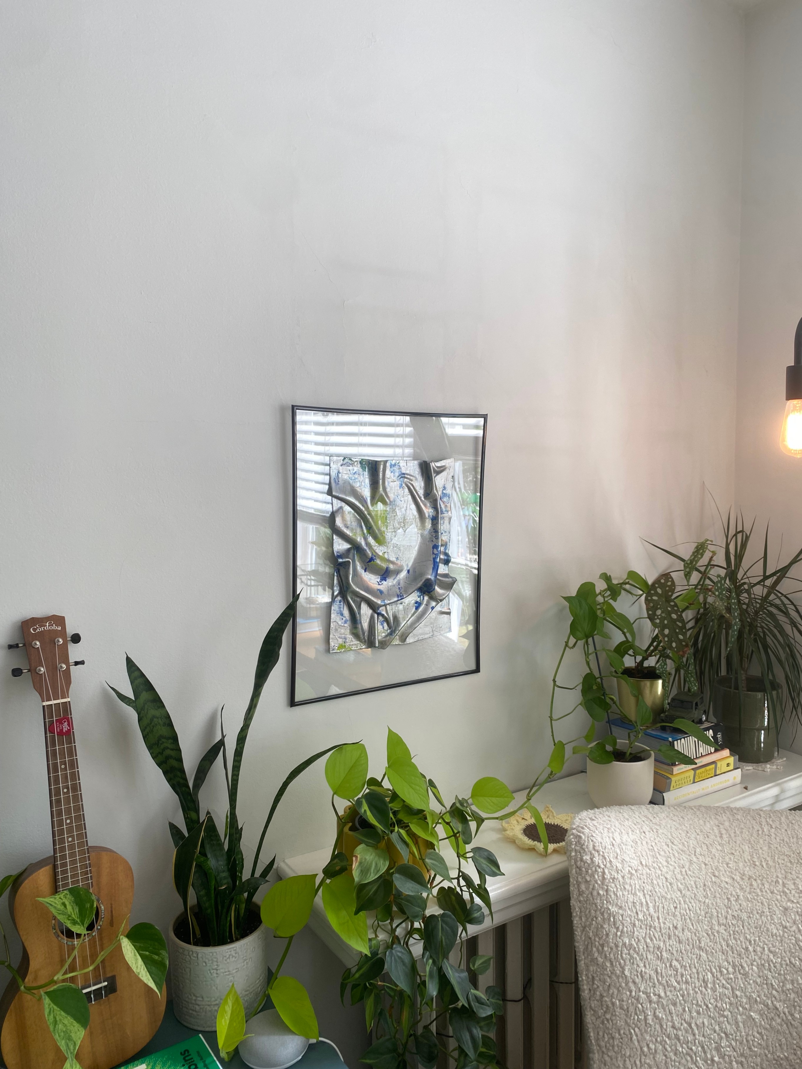 Original textured acrylic wall art - photo 3