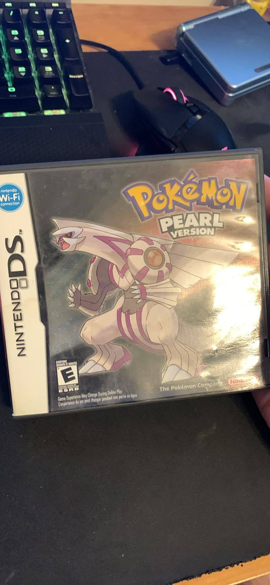 Nintendo DS Pokemon Pearl Version Game