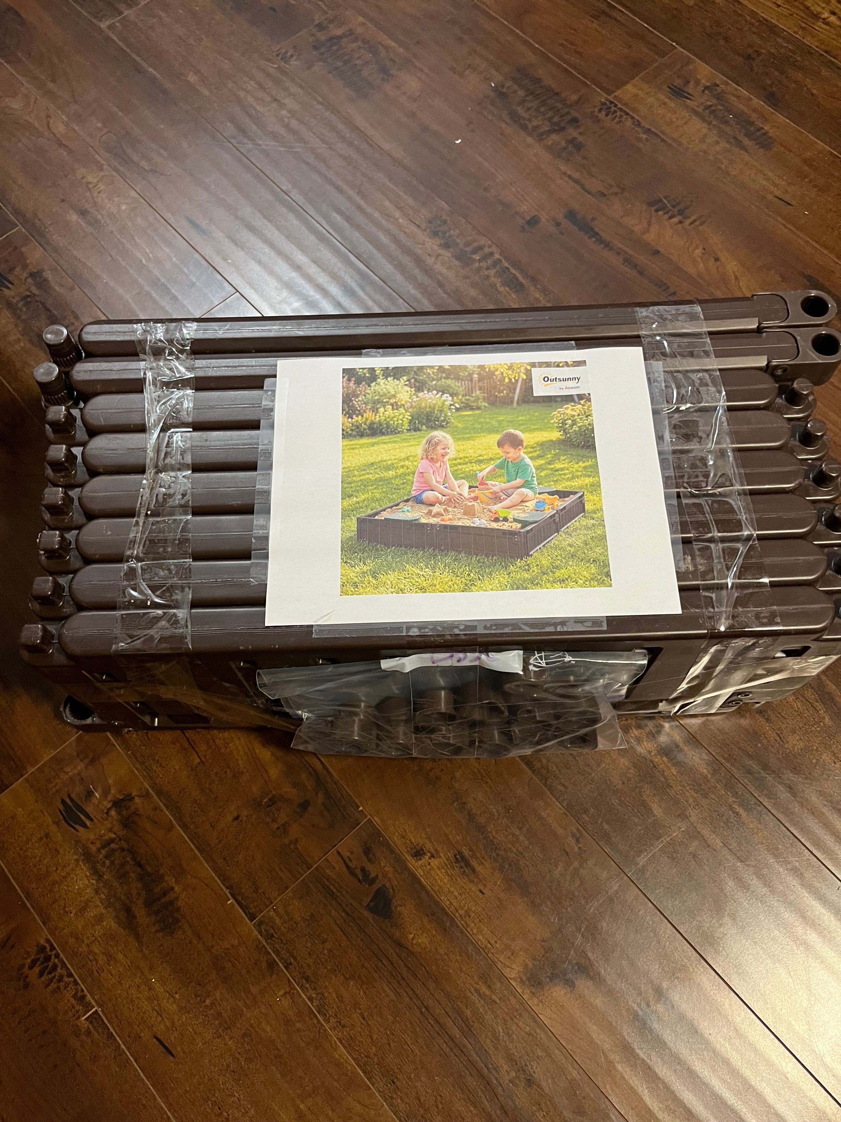 Outsunny Kids Sandbox Frame
