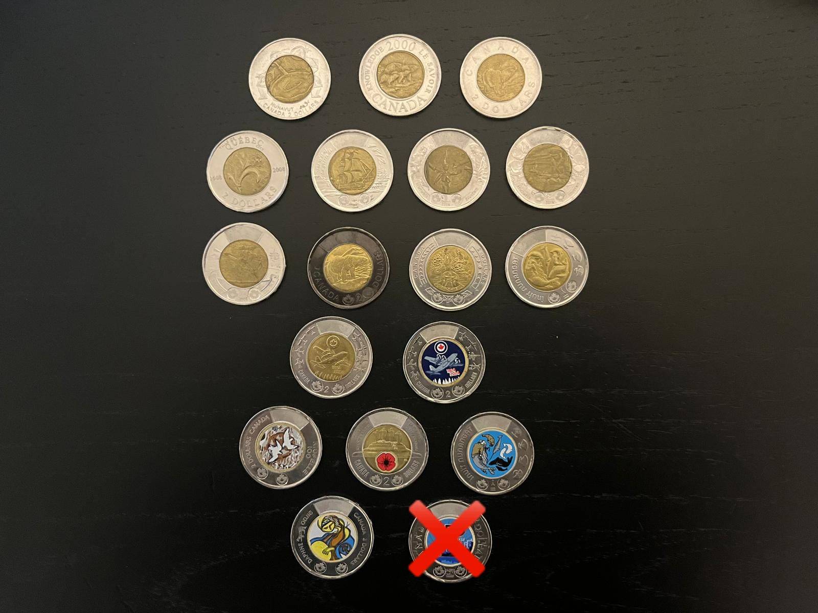 Commemorative Toonie Coins