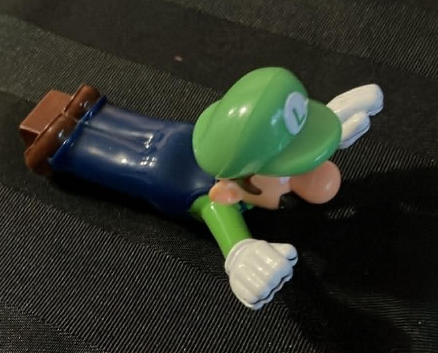 McDonald 2017 Super Mario Flying Luigi Toy - 3 Inches