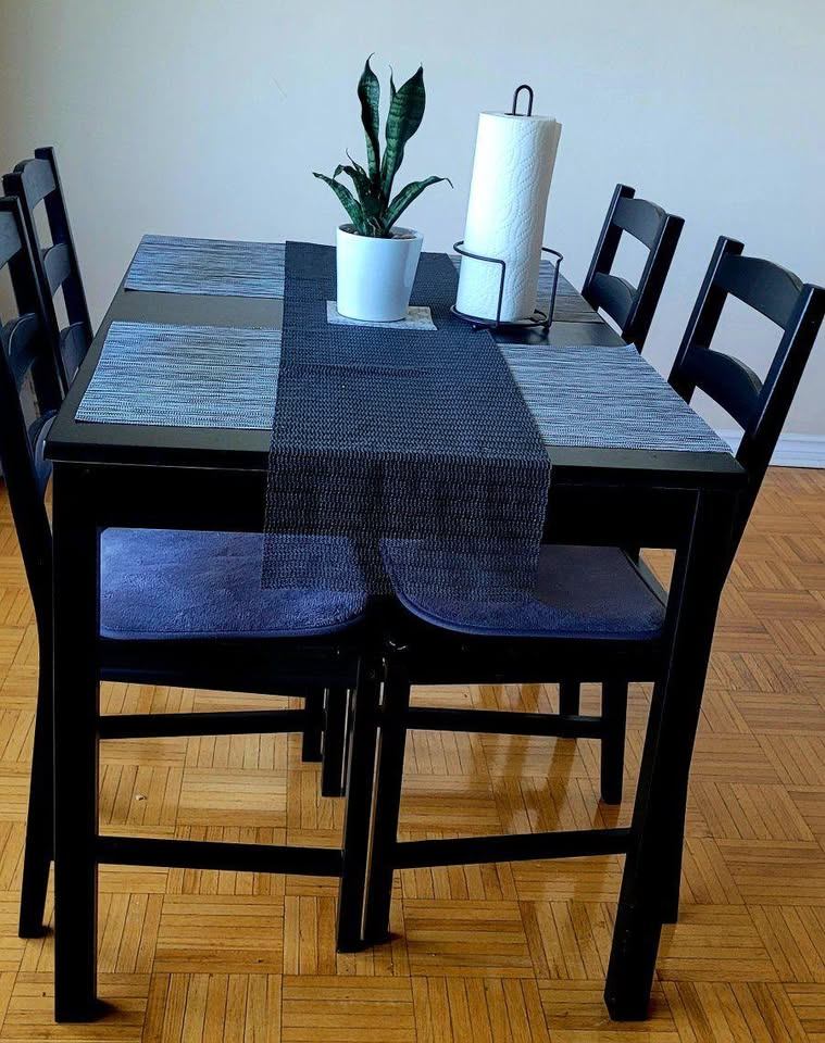 IKEA HÄGERNÄS Dining Table Set – Table + 4 Chairs