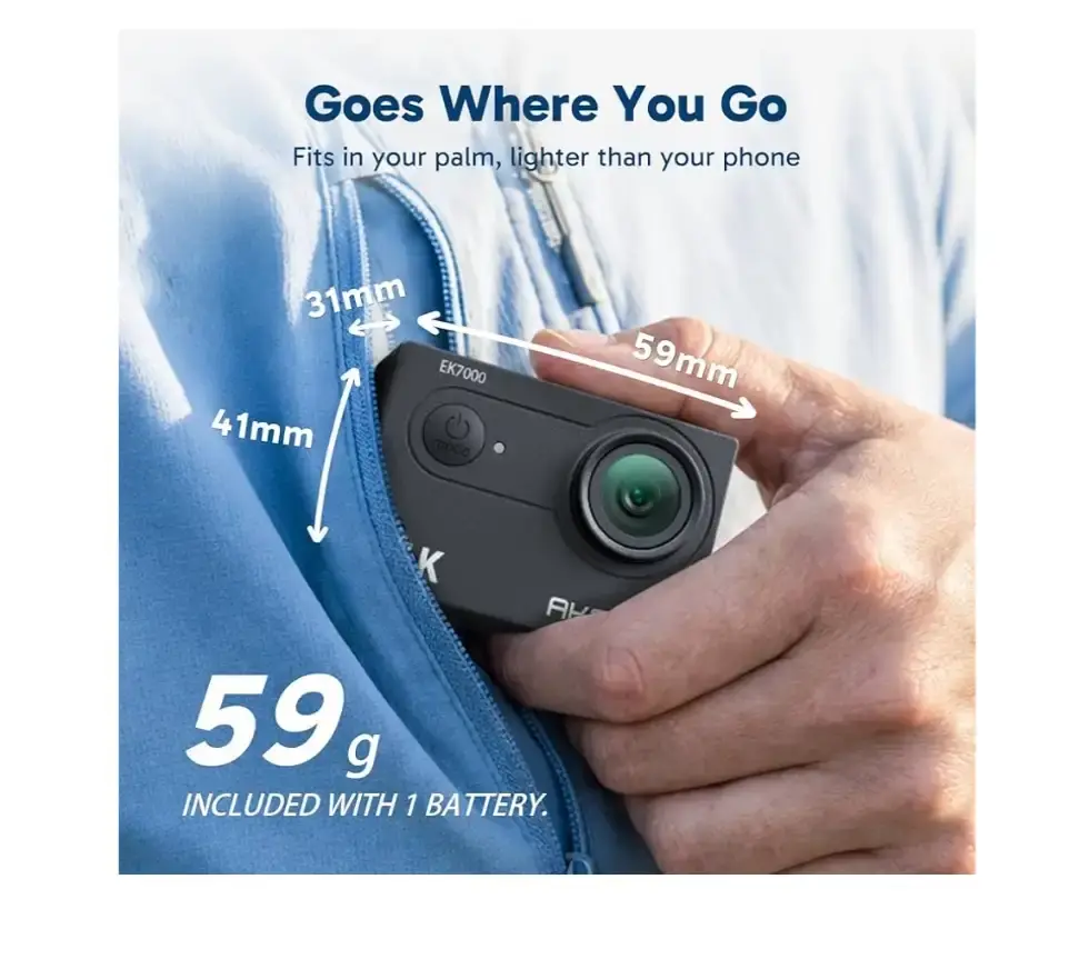 AKASO EK7000 4K Action Camera - photo 4