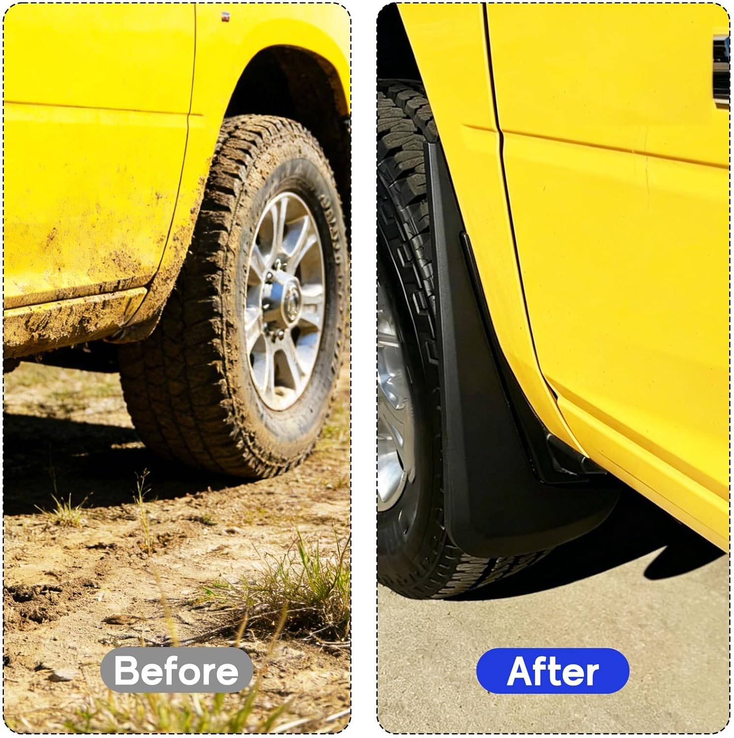 Mud Flaps Splash Guards 2019-2026 Ram 1500 - photo 3