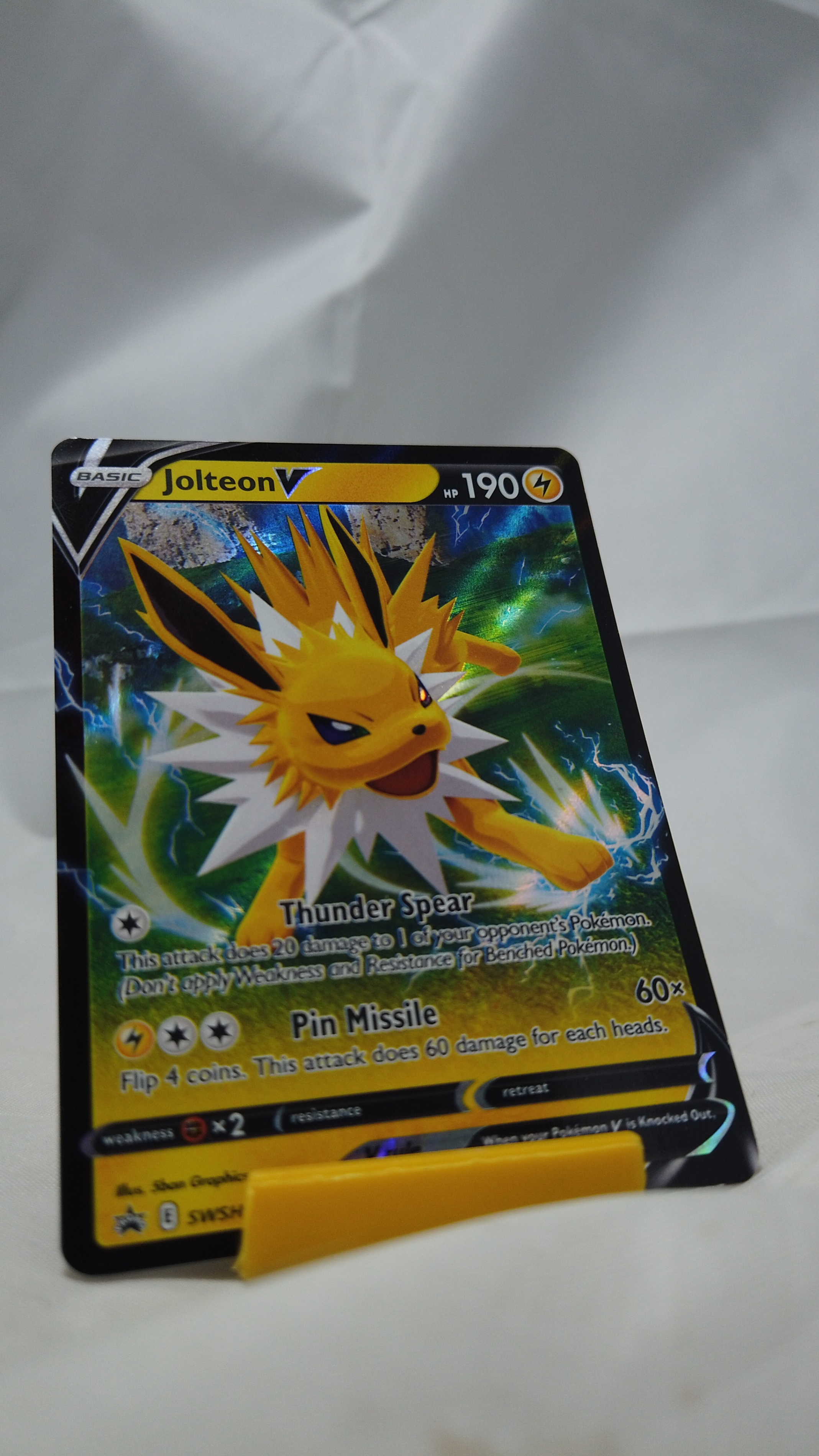 Pokemon Jolteon V SWSH151/307 SWSH Black Star Promos Promo VLP